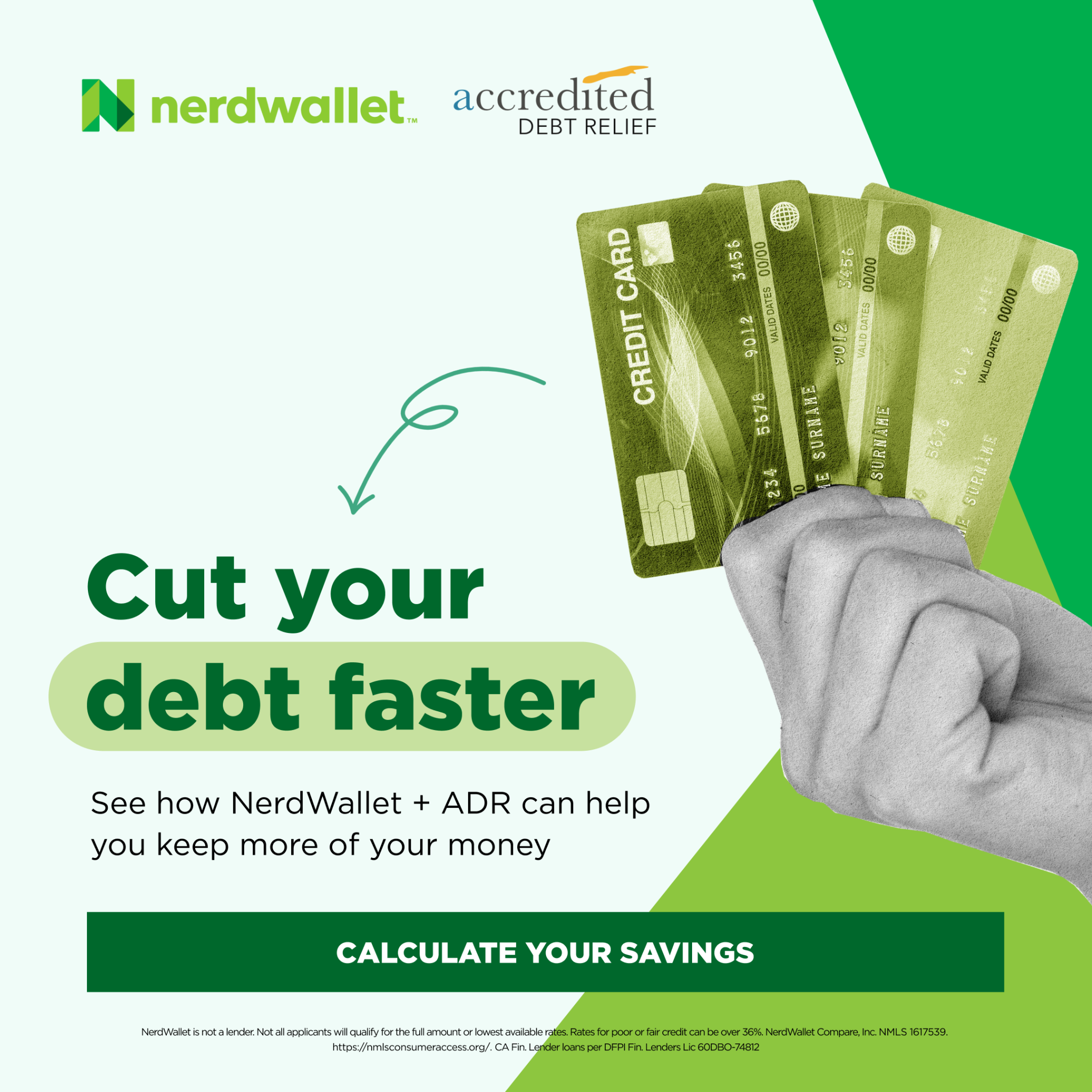 NerdWallet Facebook ad