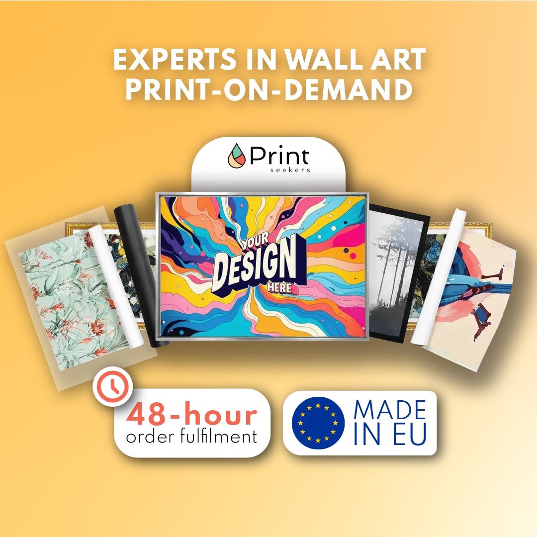 printseekers Facebook ad: Reliable fulfillment for sellers who take business seriously