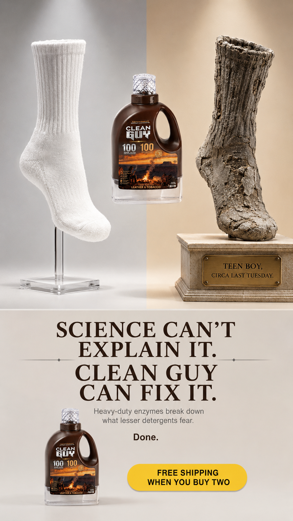 Clean Guy Facebook ad