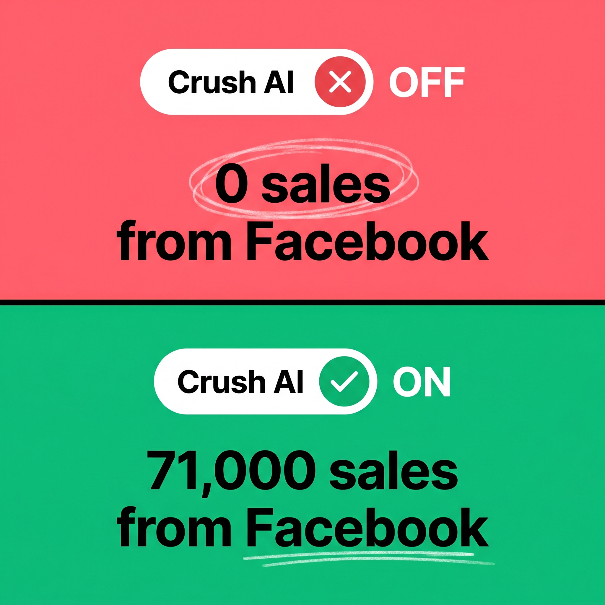 trycrush.ai Facebook ad