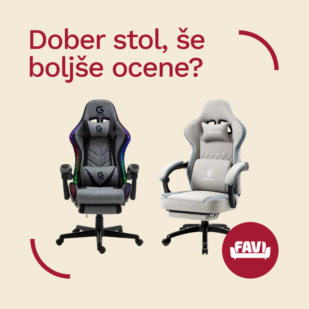 FAVI.si Facebook ad: Dobri stoli, še boljše ocene!