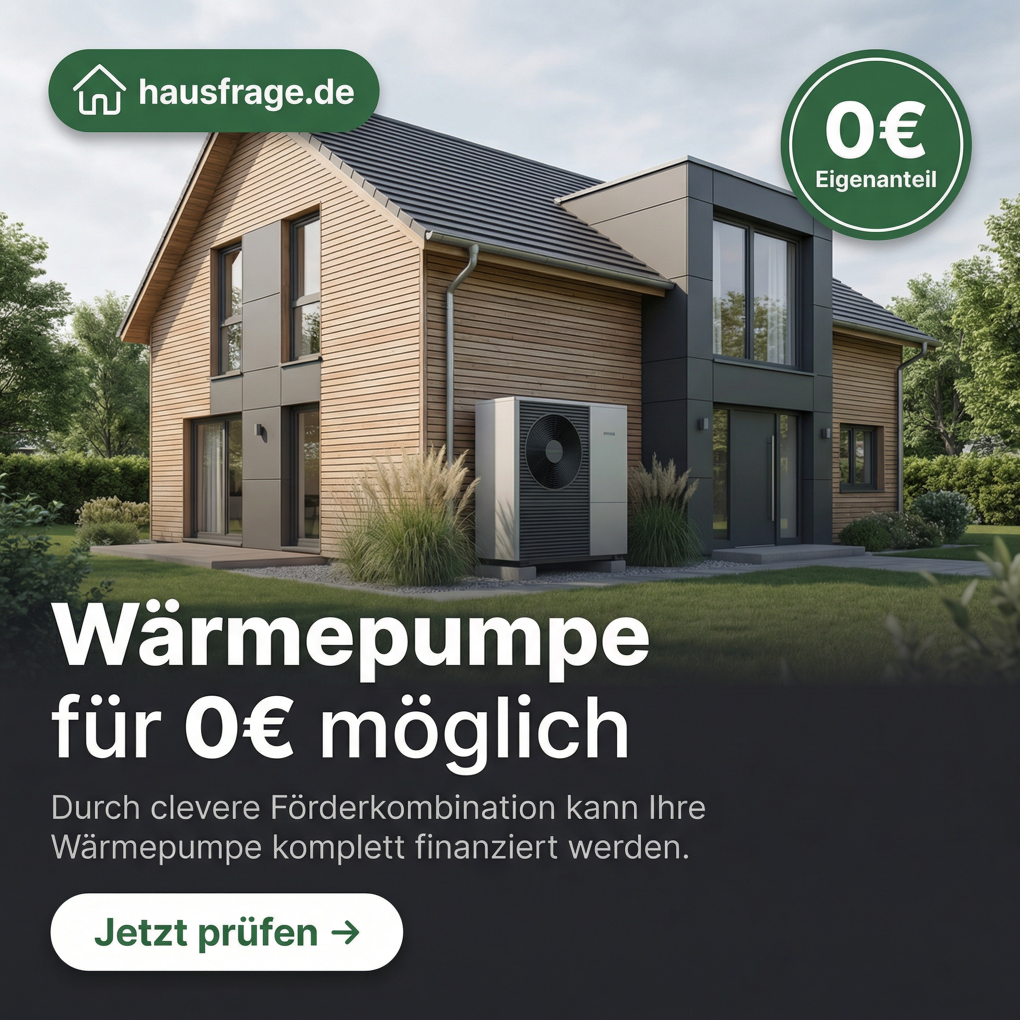 Hausfrage Facebook ad