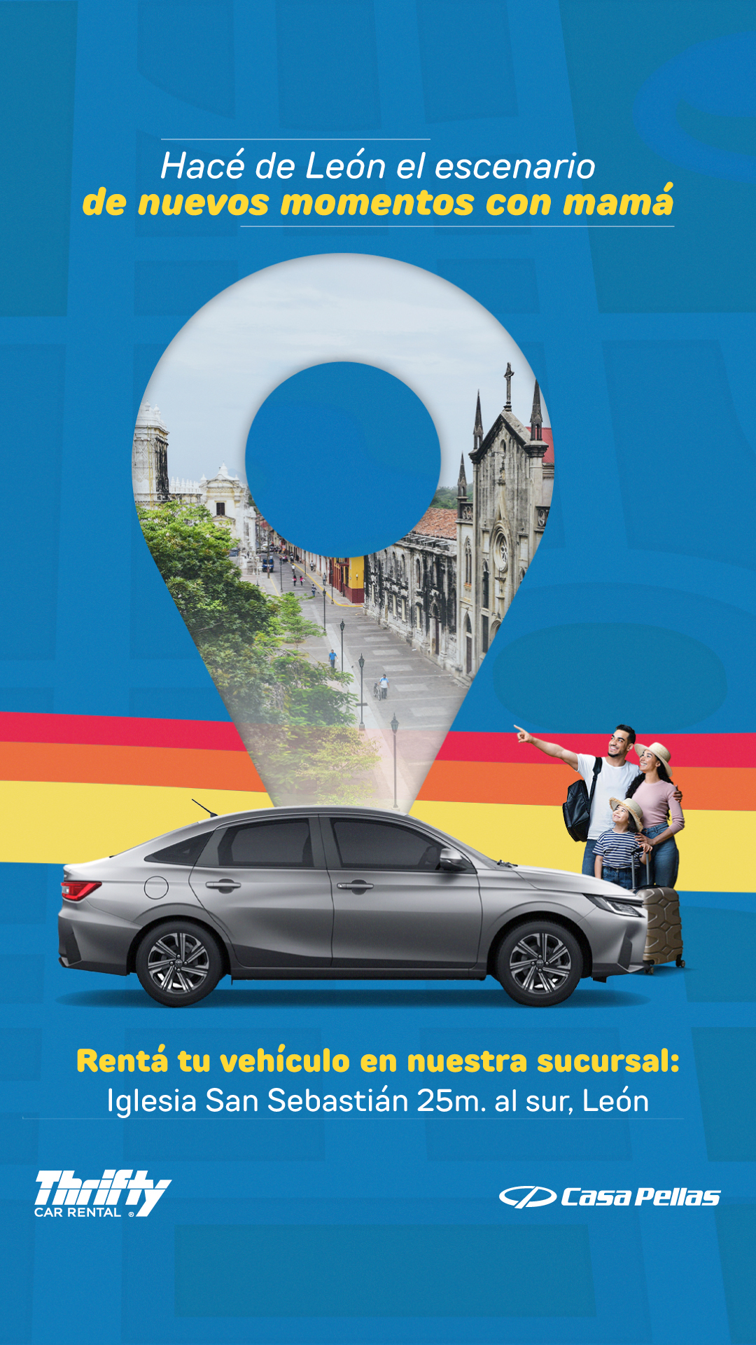 Casa Pellas Rent a Car Facebook ad from Jun 2, 2026