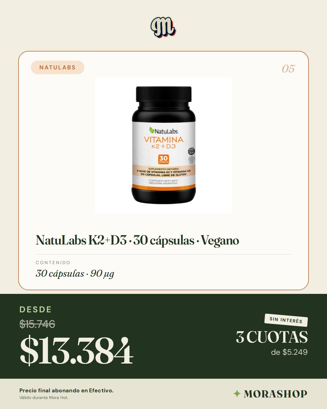 Morashop Facebook ad: Potenciá tu nutrición con Resveratrol (antioxidante 3 en…