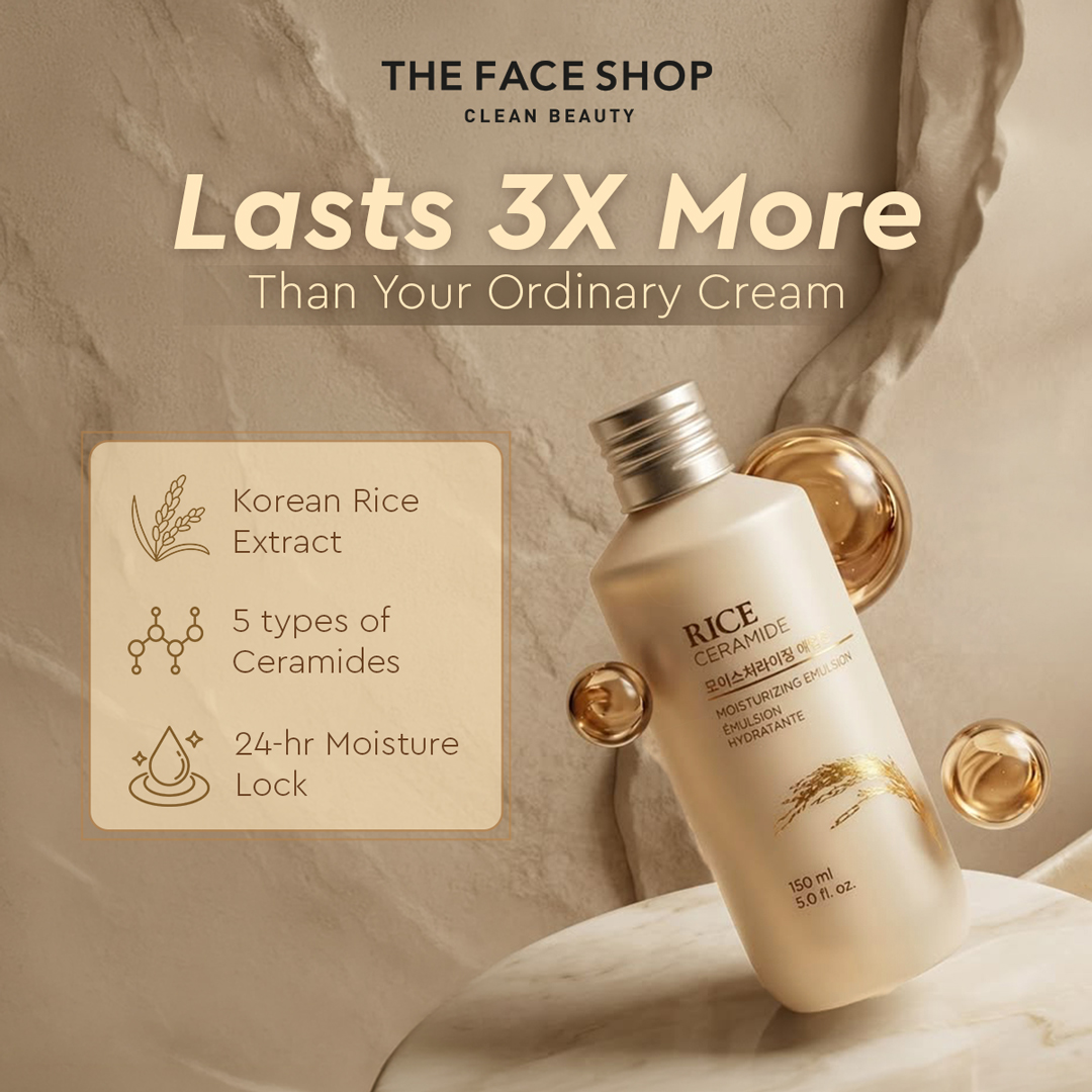 Thefaceshop INDIA Facebook ad: Glow Starts With Barrier Care