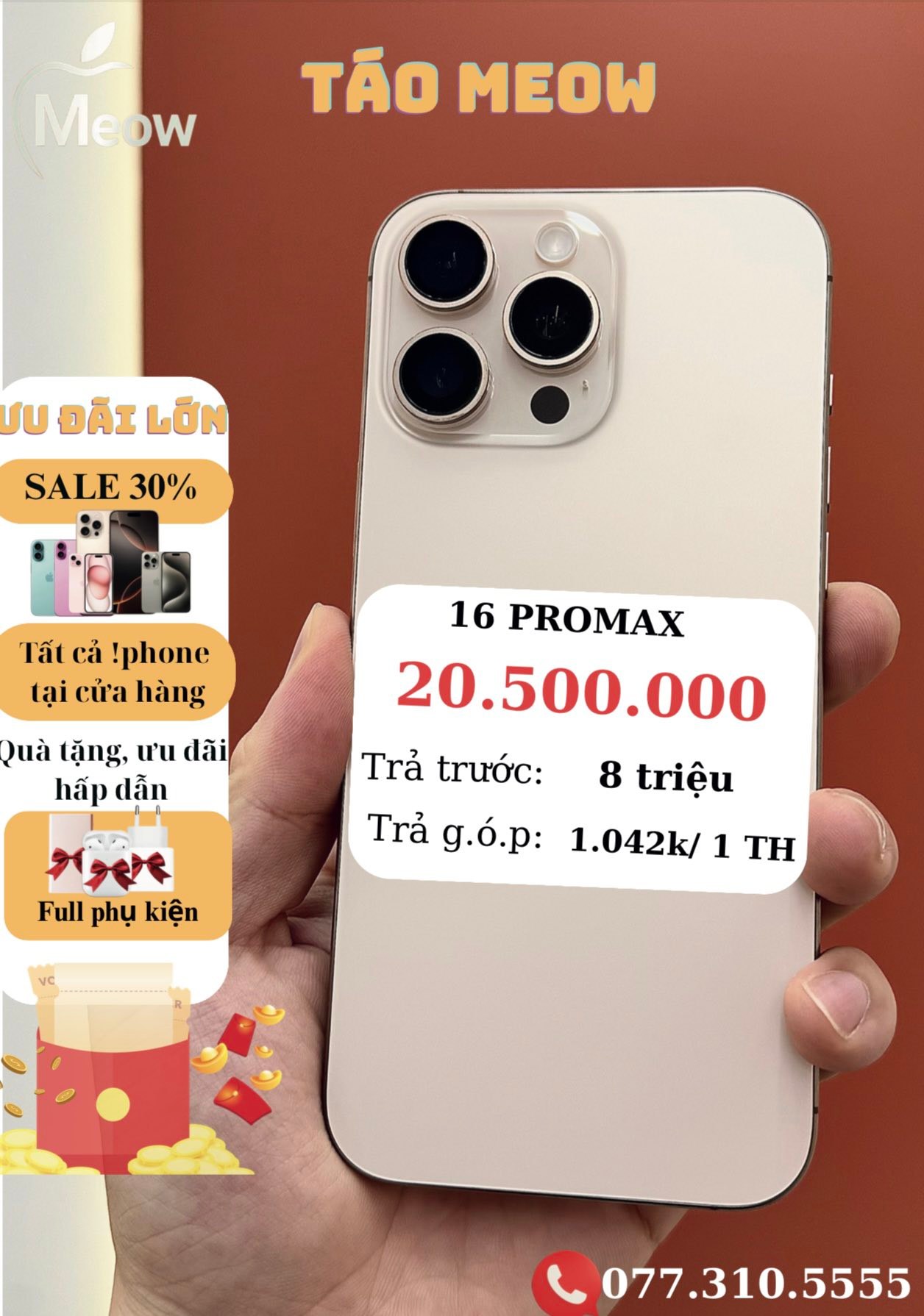 Táo Meow-68 Hồ Tùng Mậu Facebook ad: TUẦN LỄ VÀNG - HÀNG NGÀN ƯU ĐÃI