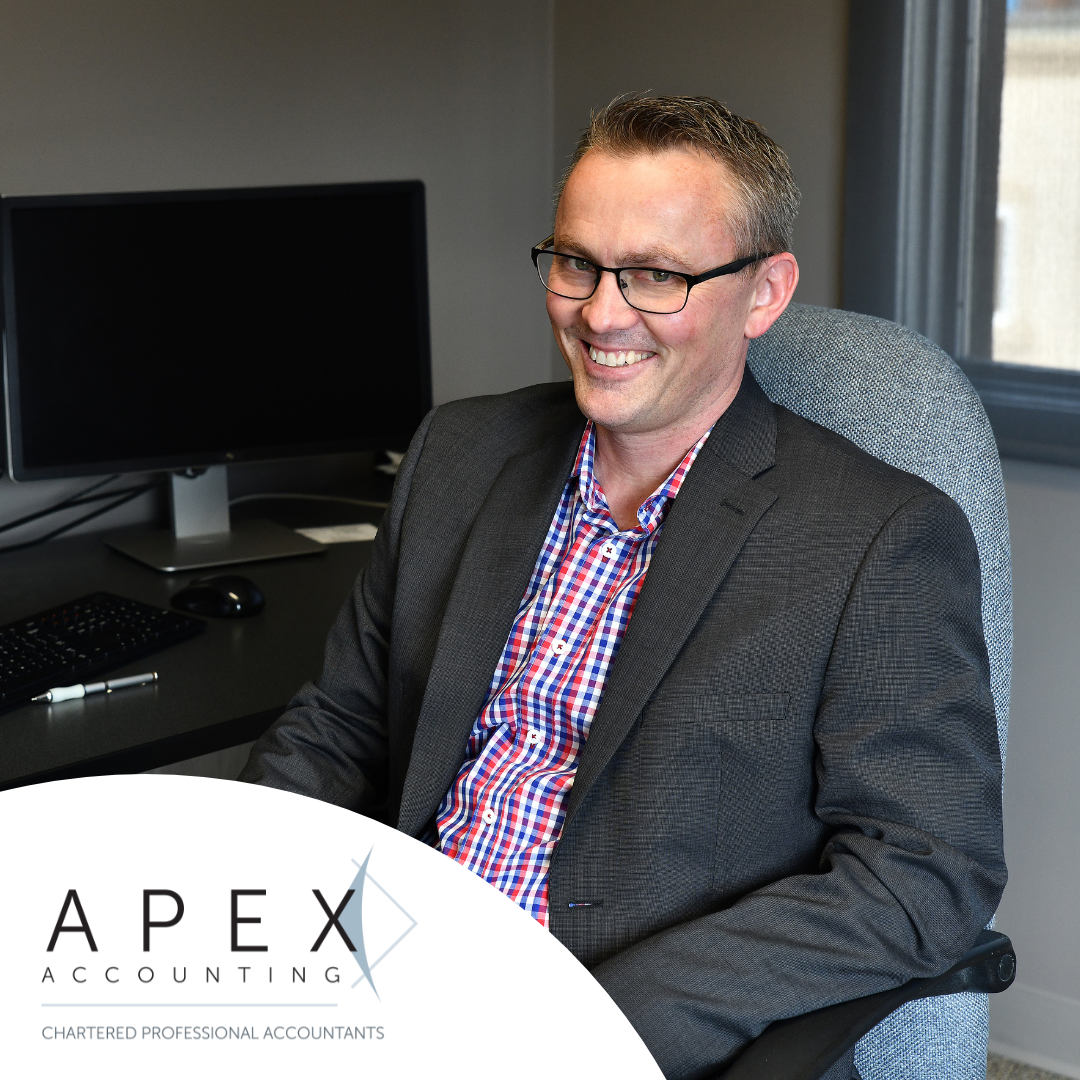 Apex Accounting Chartered Professional Accountants Facebook ad from May 10, 2026