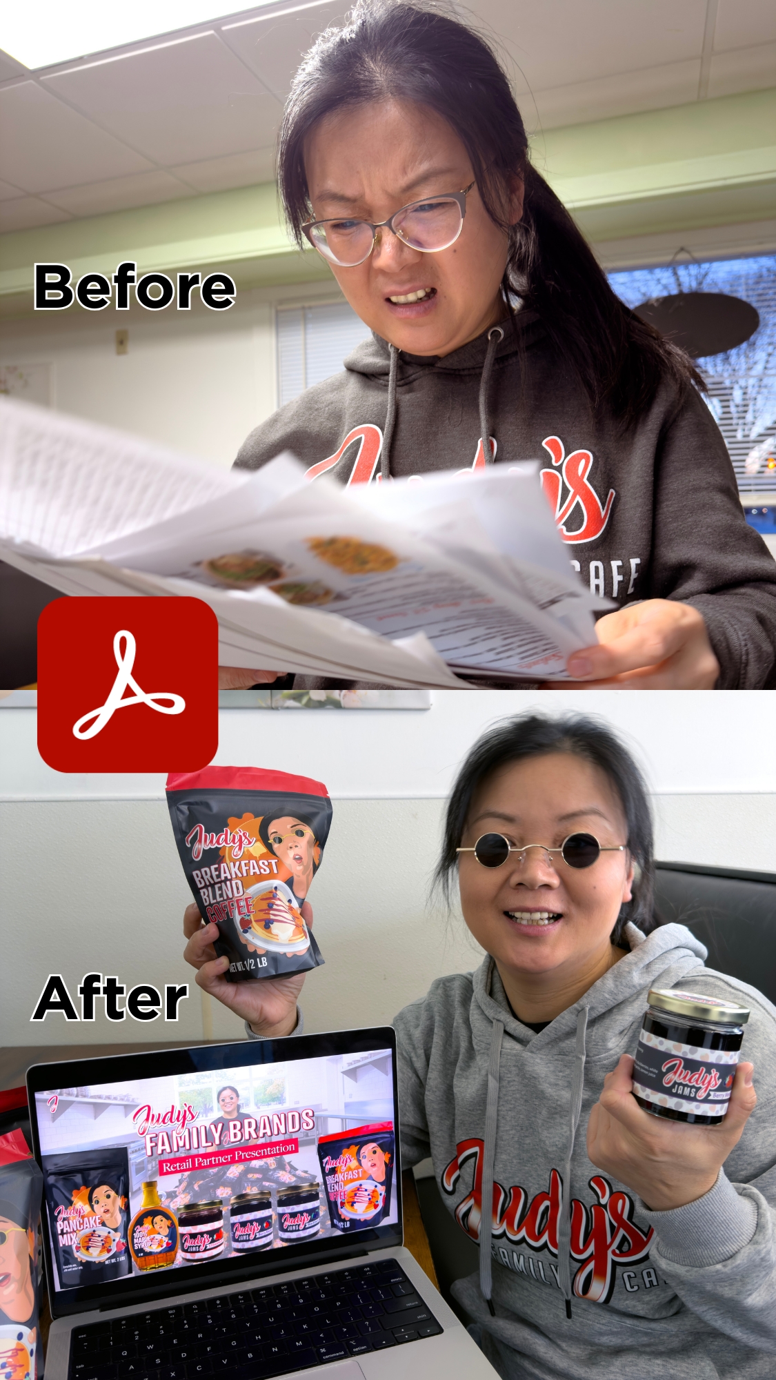 Adobe Acrobat Facebook ad