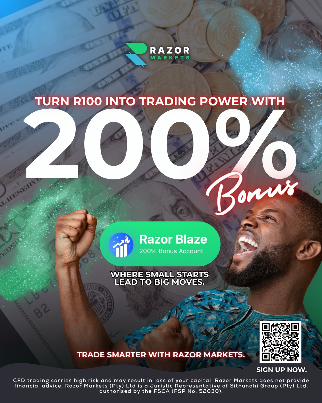 Razor Markets South Africa Facebook ad