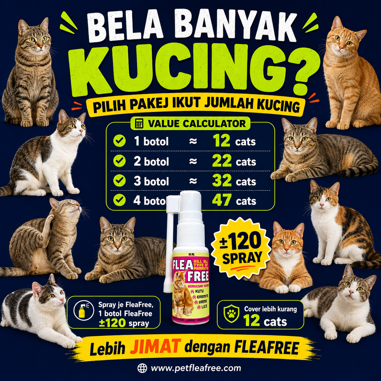 Pet Flea Free Facebook ad