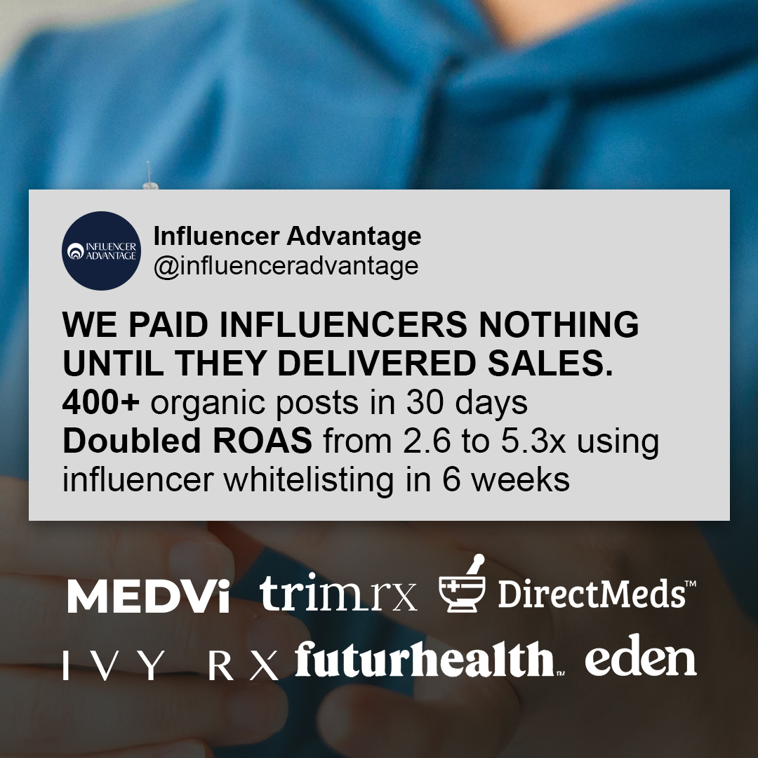 Influencer Advantage Facebook ad
