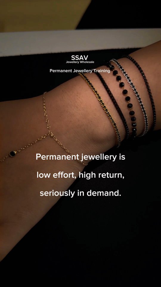 SSAV Permanent Jewellery Wholesalers Australia Facebook ad: Permanent Jewellery Training!