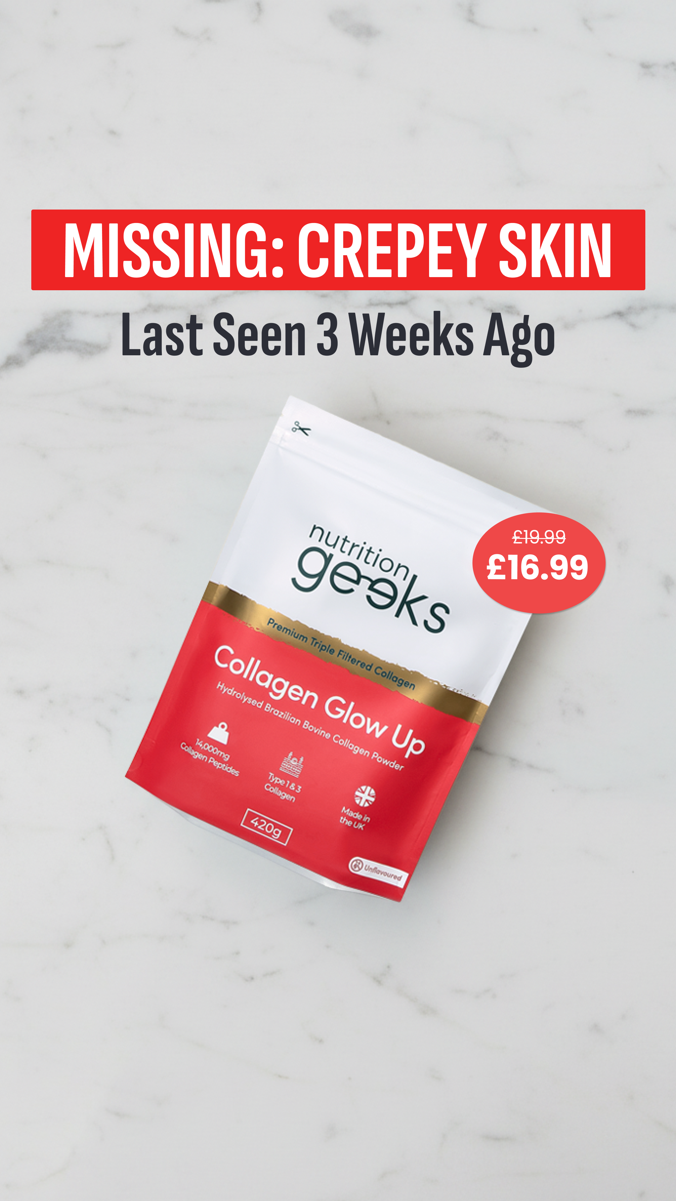Nutrition Geeks Facebook ad