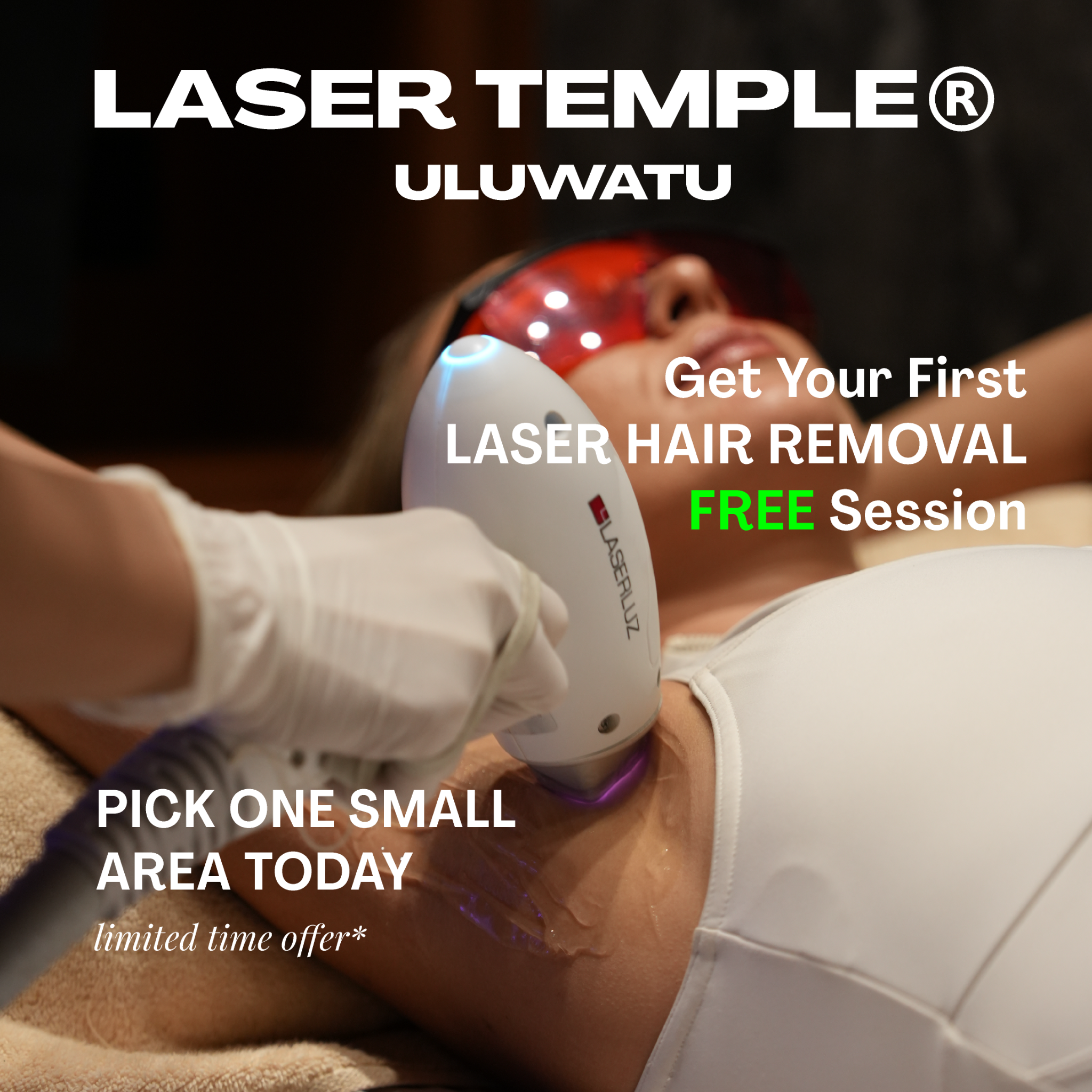 Laser Temple Facebook ad