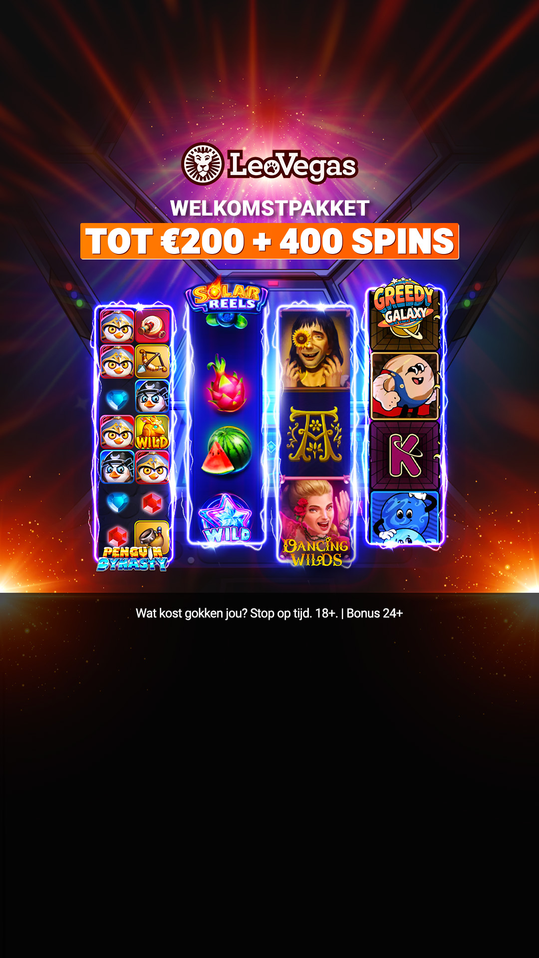 LeoVegas Facebook ad from May 18, 2026