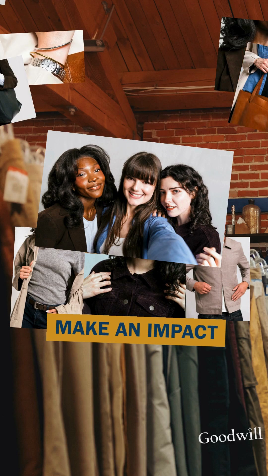 Evergreen Goodwill Facebook ad: Rare styles, rare impact