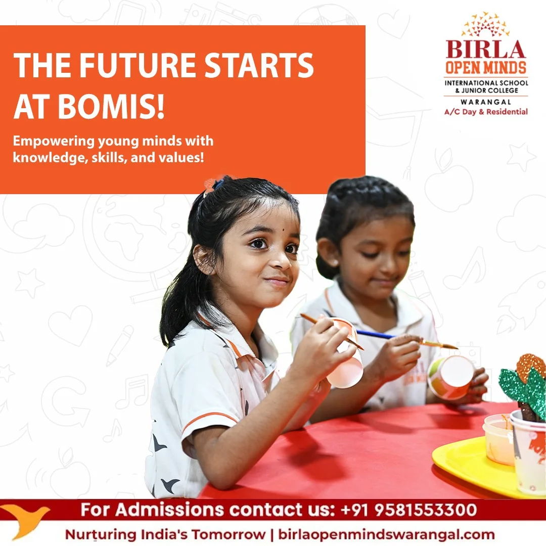 BOMIS - Warangal, Facebook ad: Give your child a complete learning experience at…