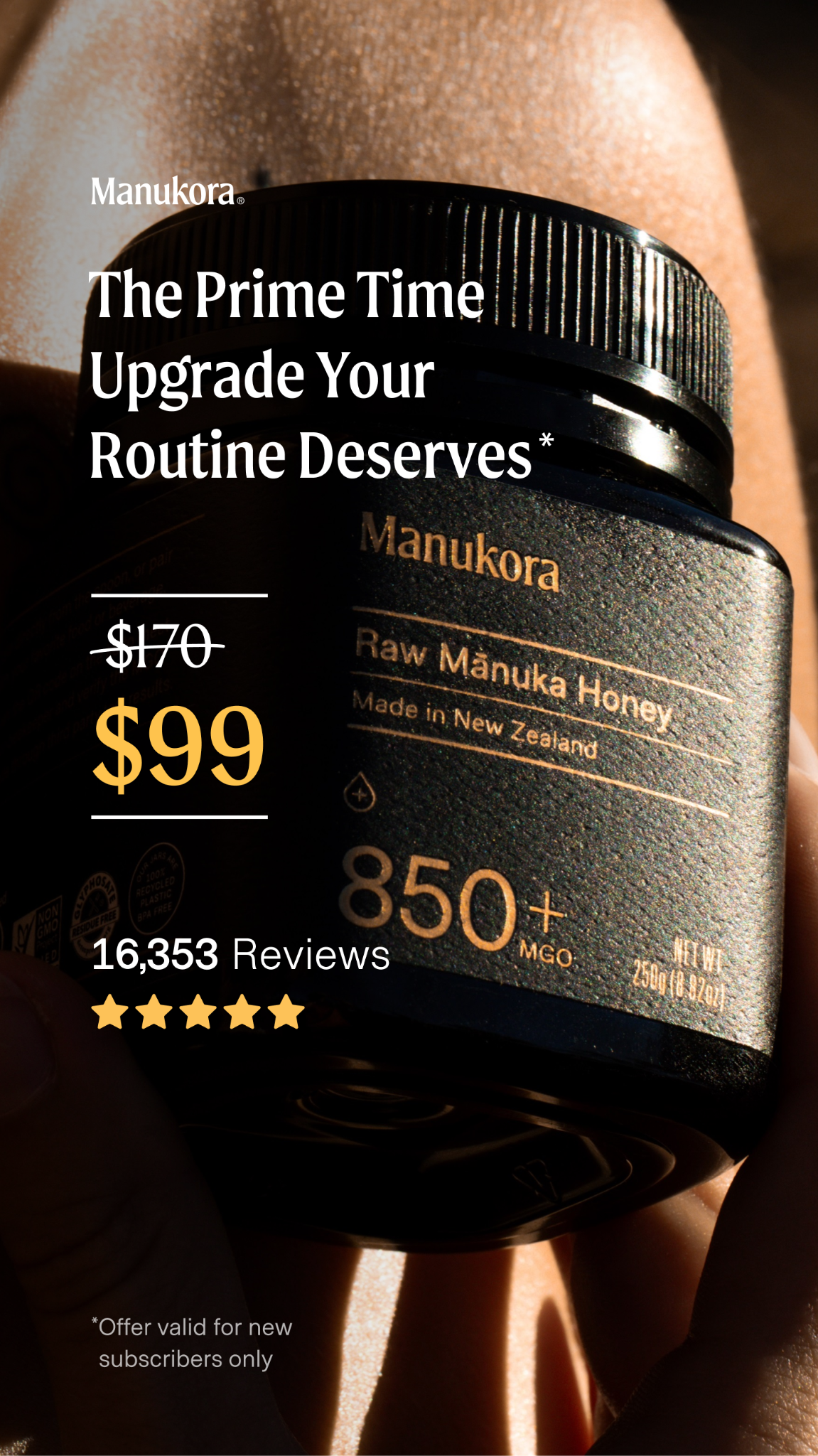 Manukora Facebook ad