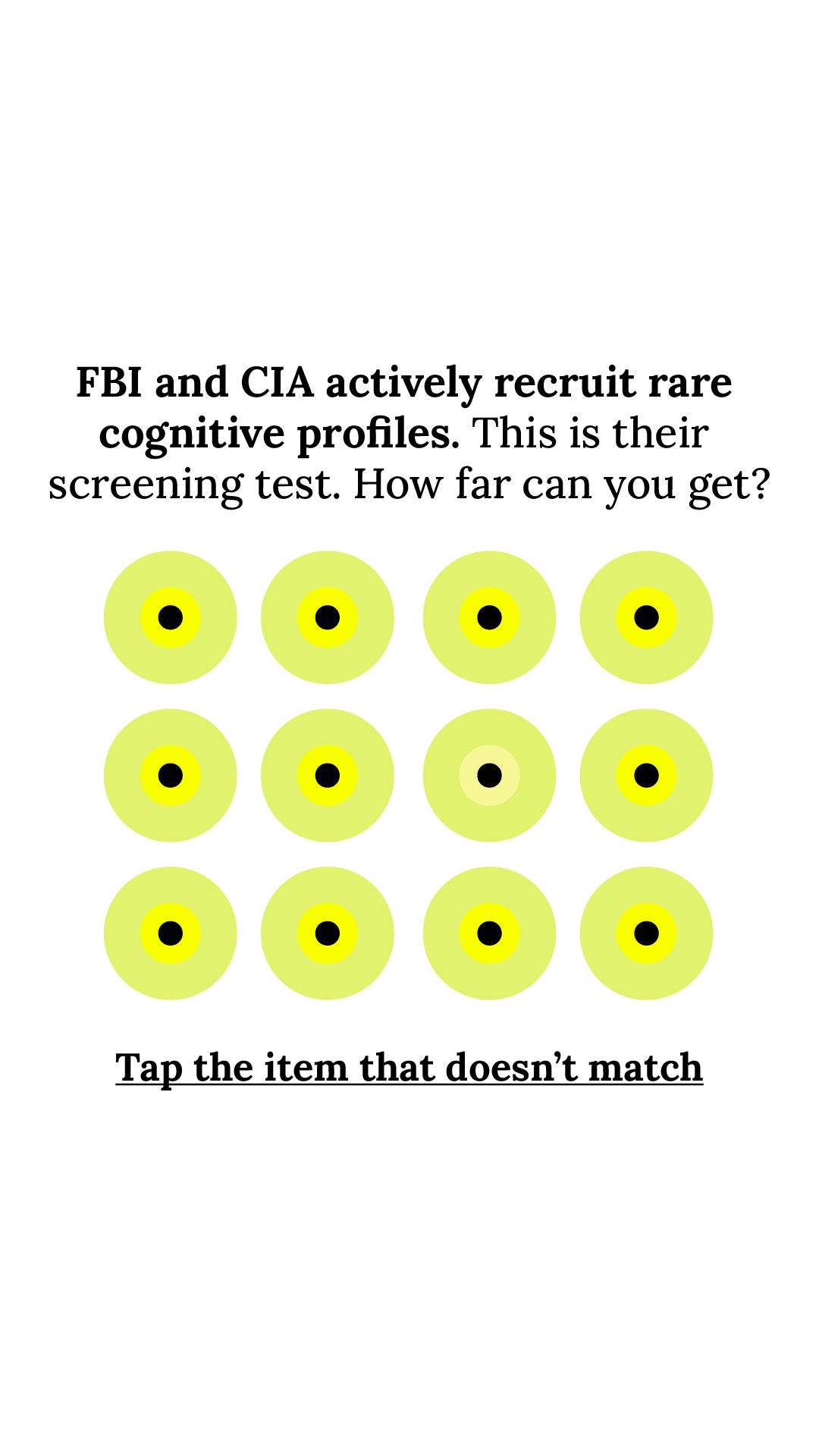 Brain Health Check Facebook ad