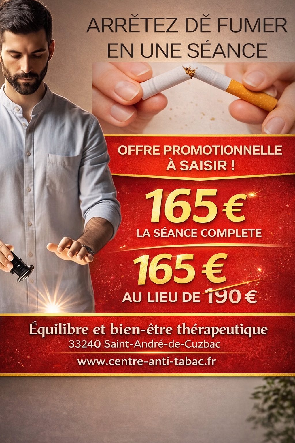 Équilibre et bien-être thérapeutique  Facebook ad