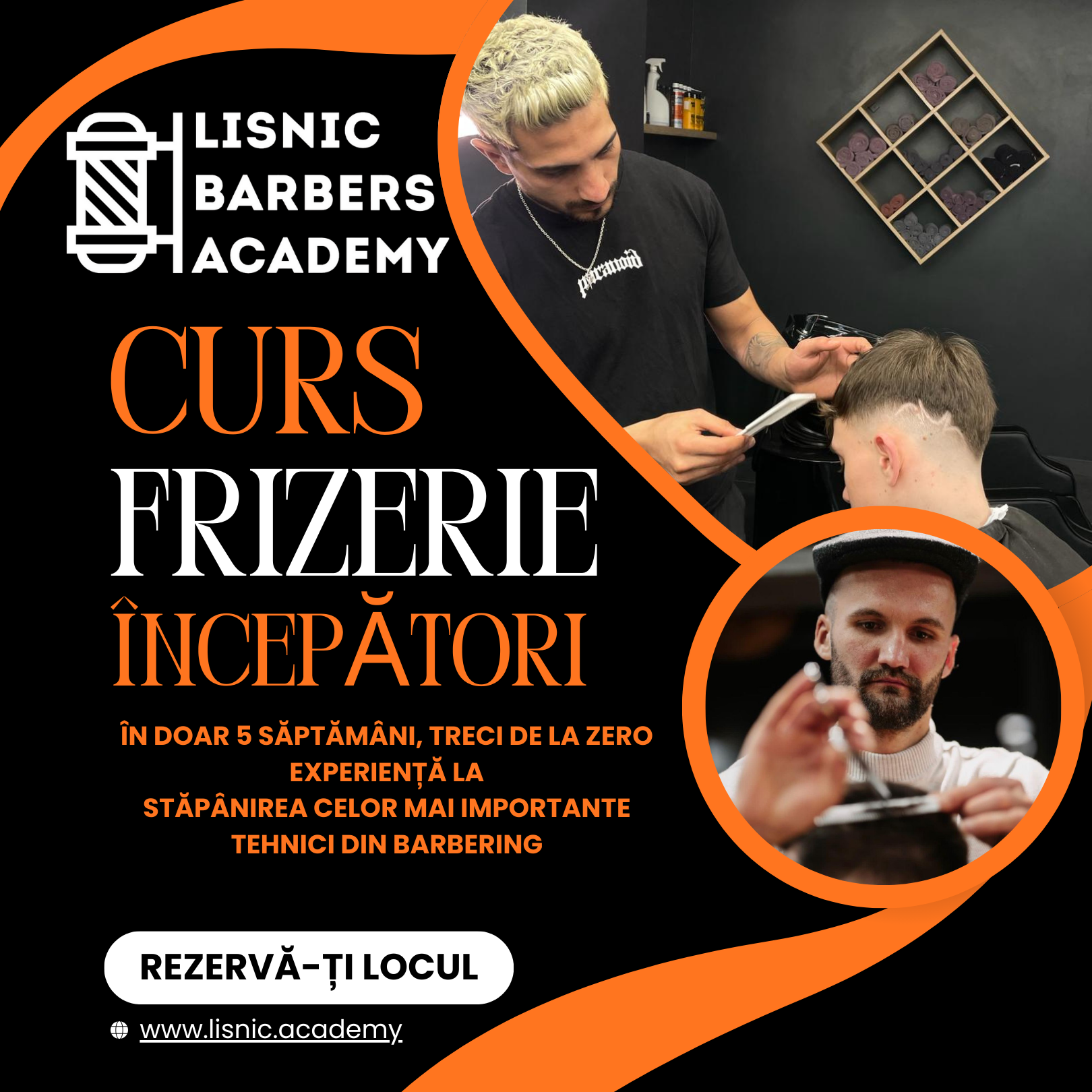 Lisnic Hair Academy Facebook ad
