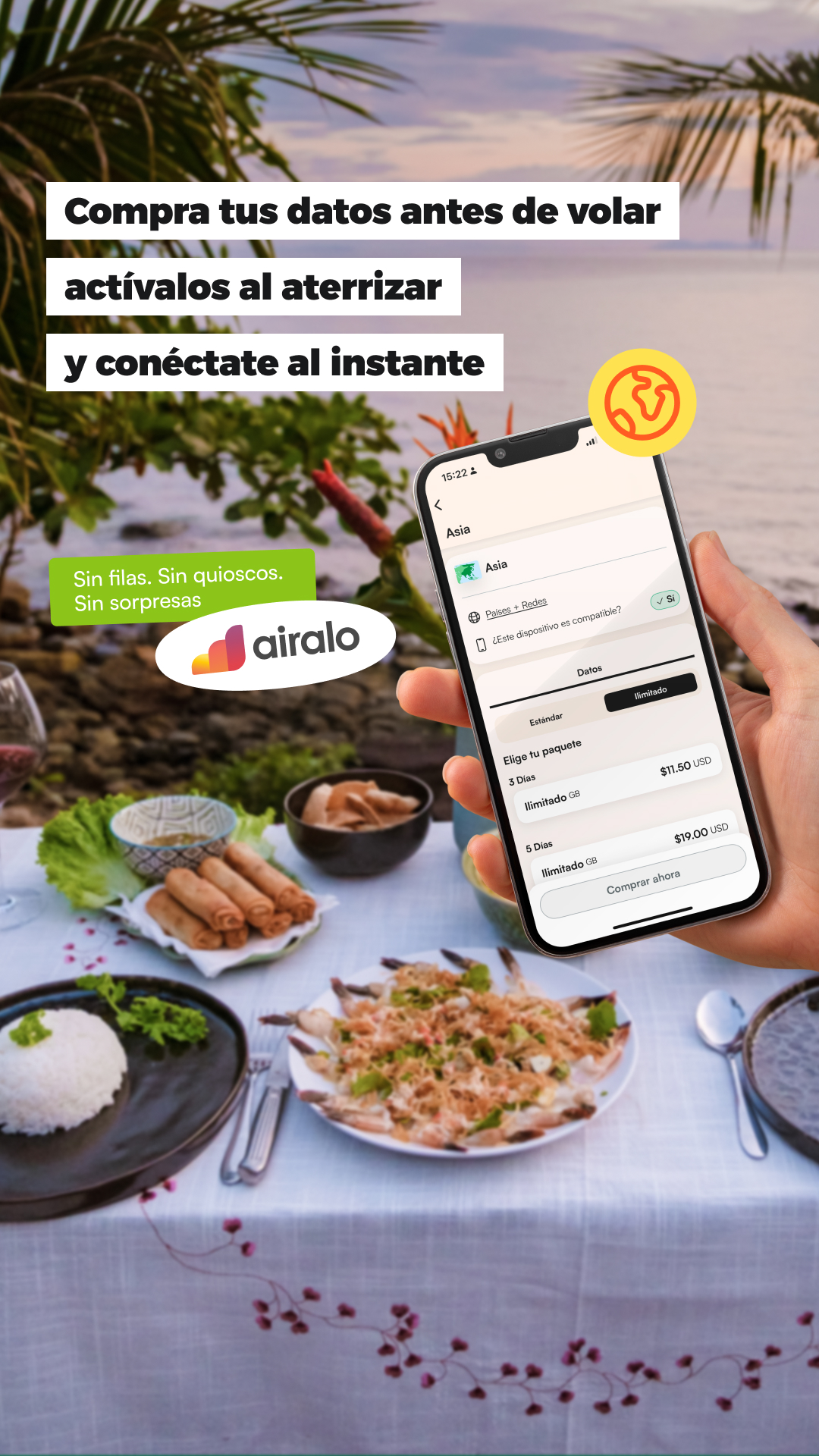Airalo Global eSIM Store Facebook ad