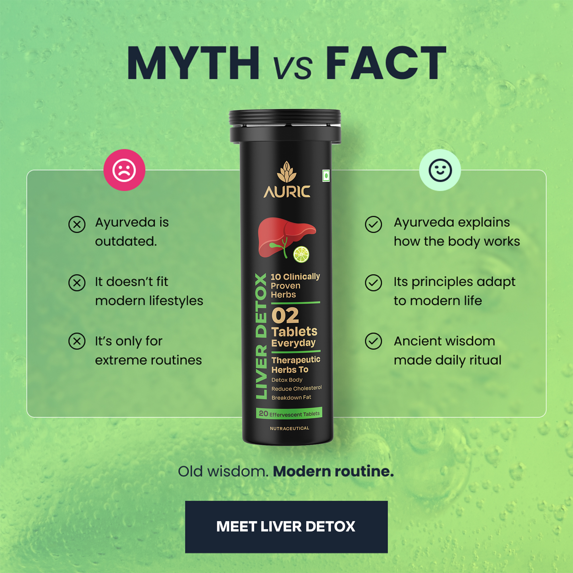 Auric Facebook ad
