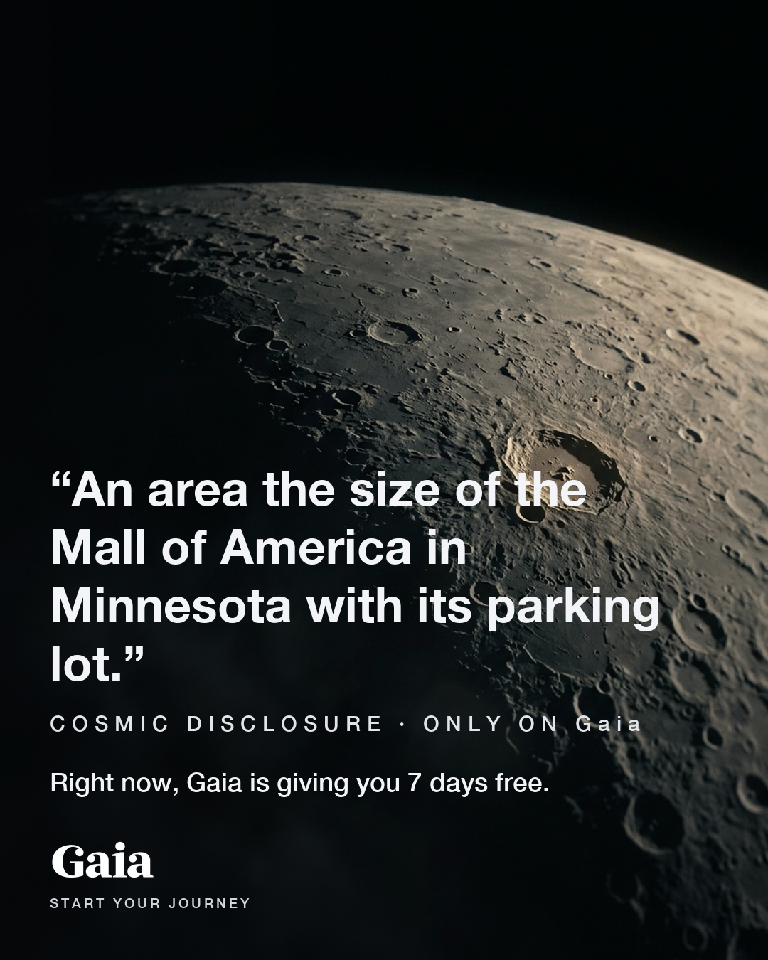 Gaia Facebook ad