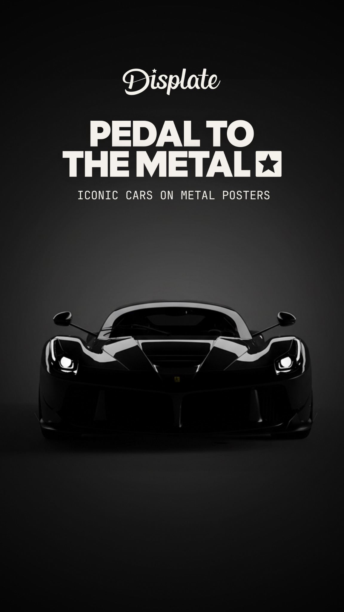 Displate Facebook ad