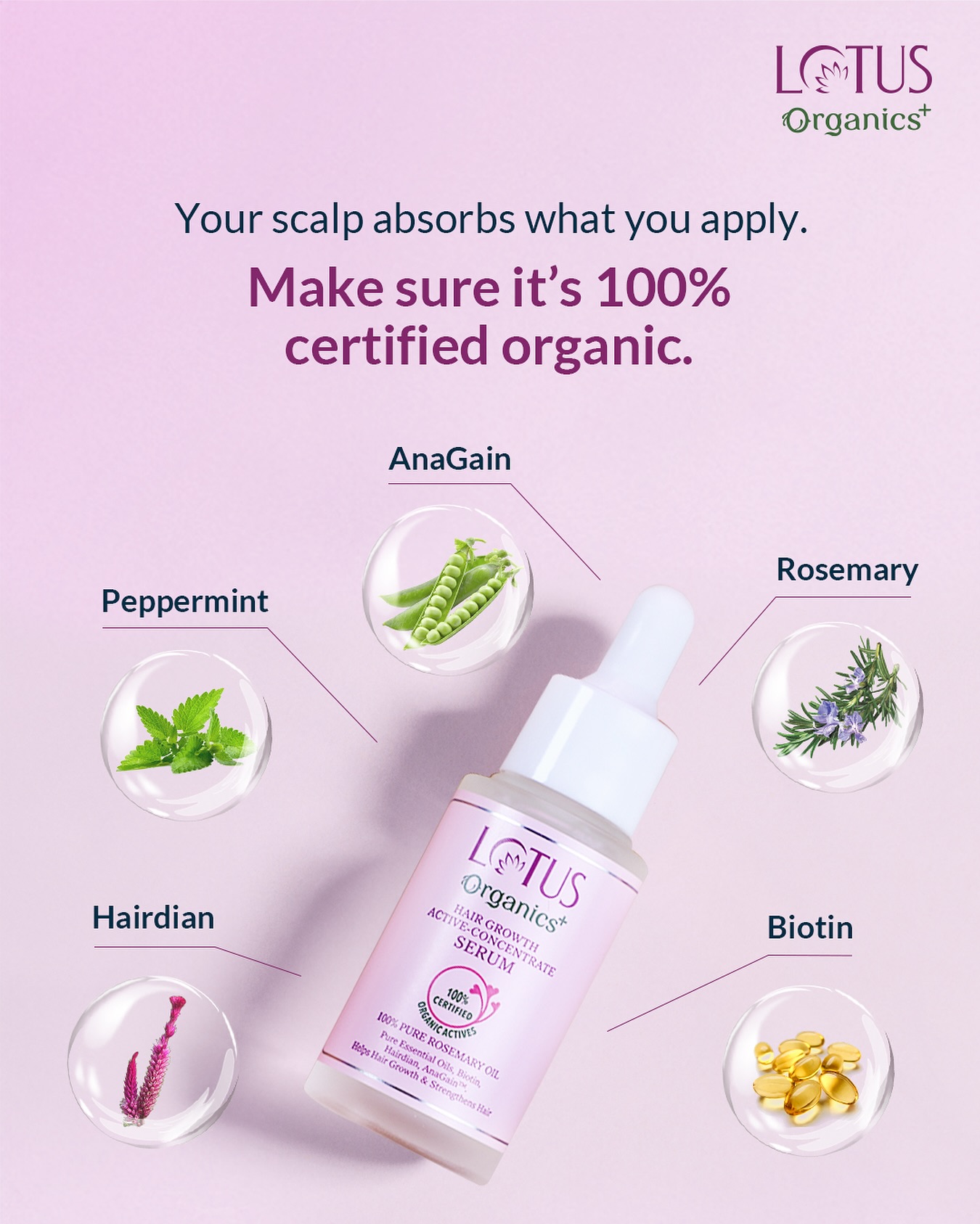 Lotus Organics + Facebook ad