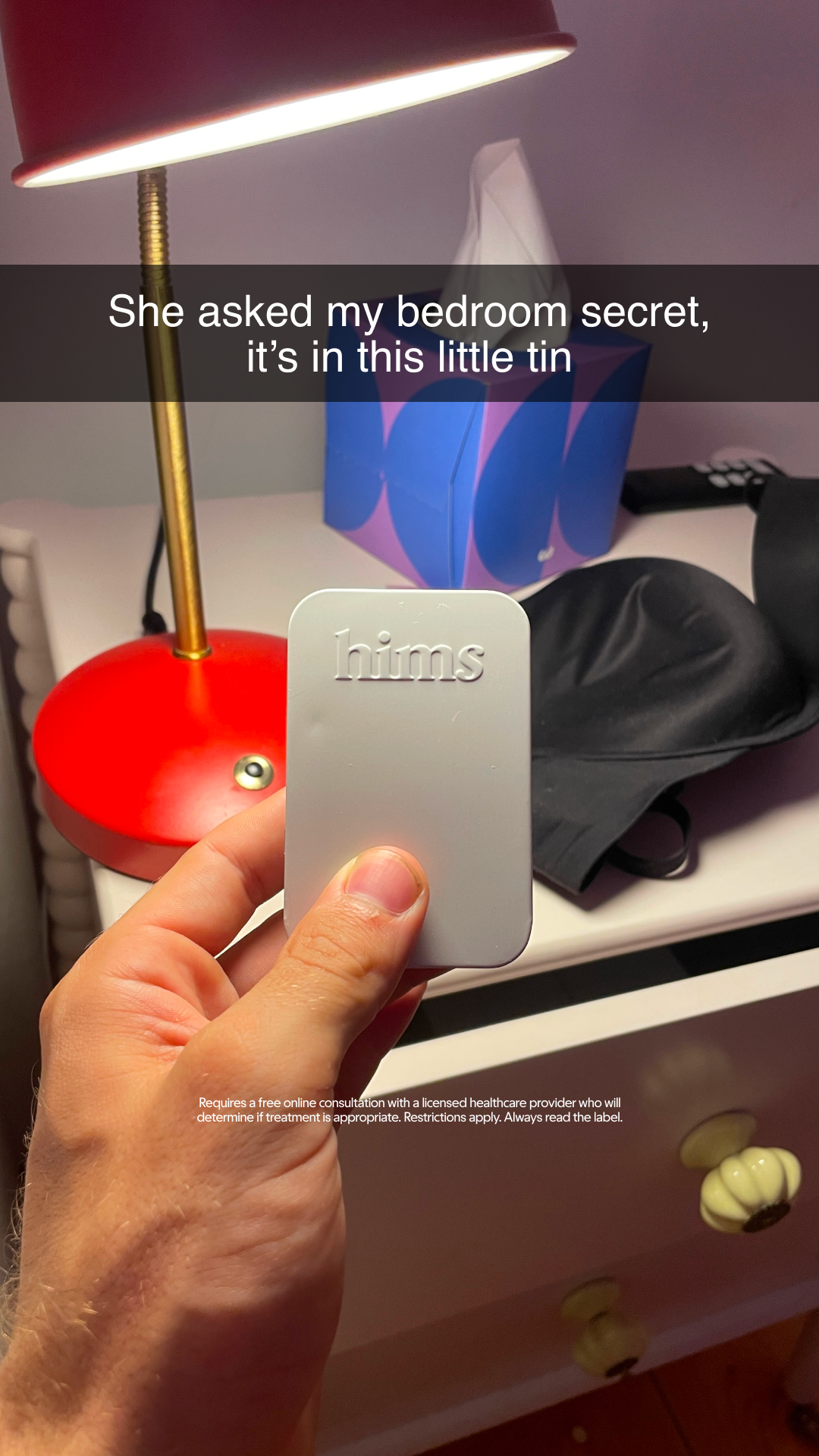 hims Facebook ad
