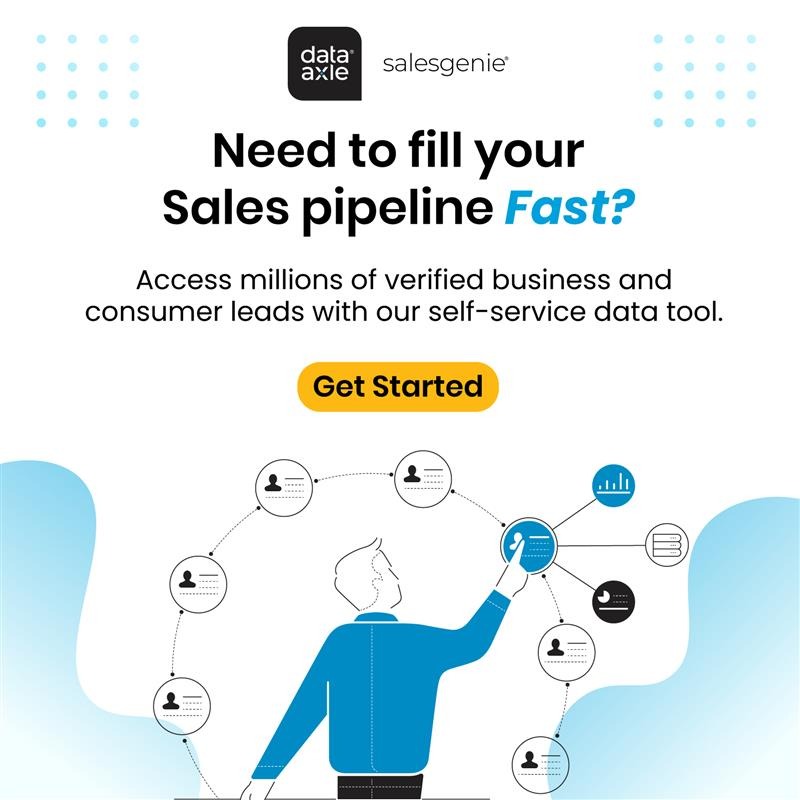 Salesgenie by Data Axle Facebook ad