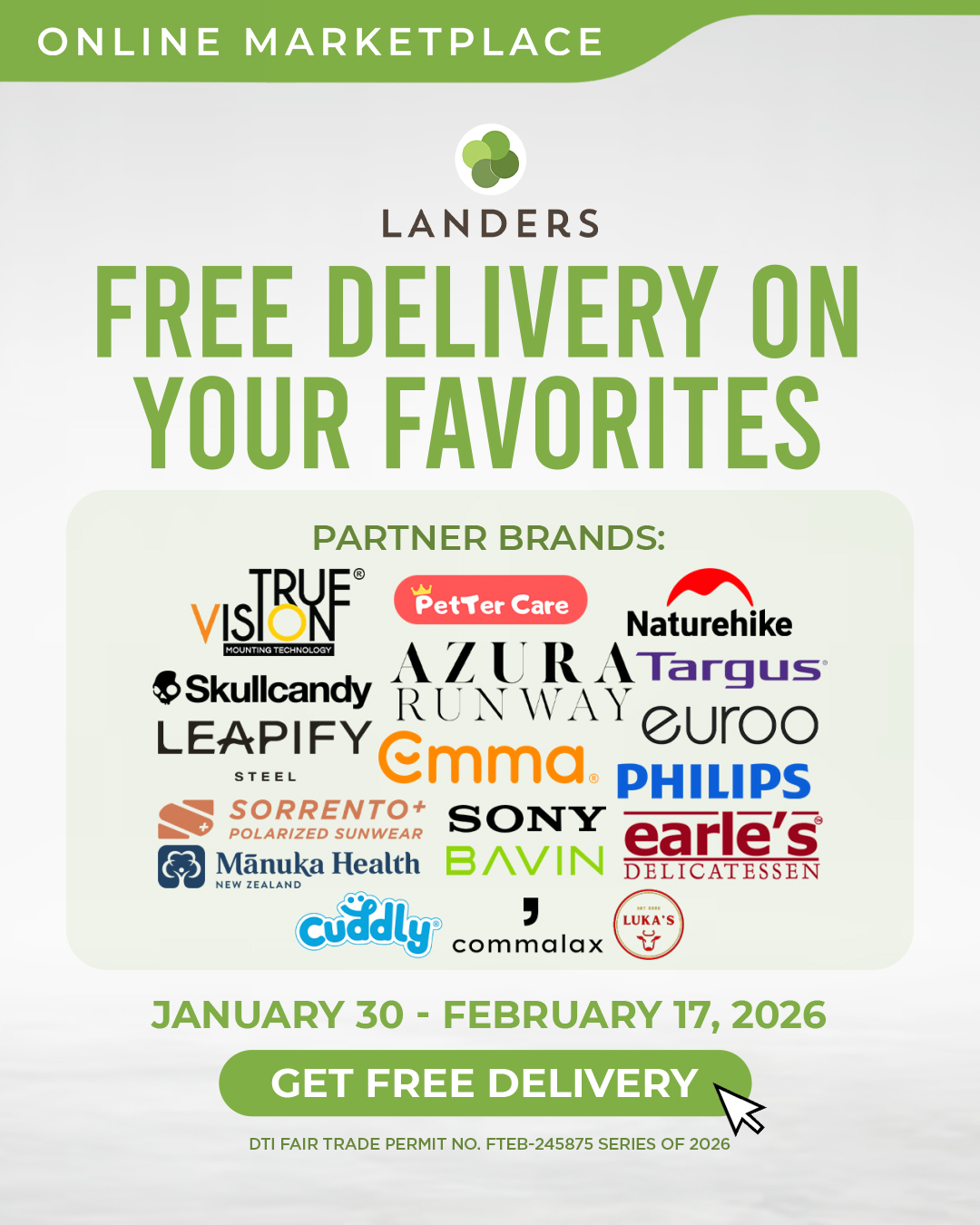 Landers Superstore Facebook ad