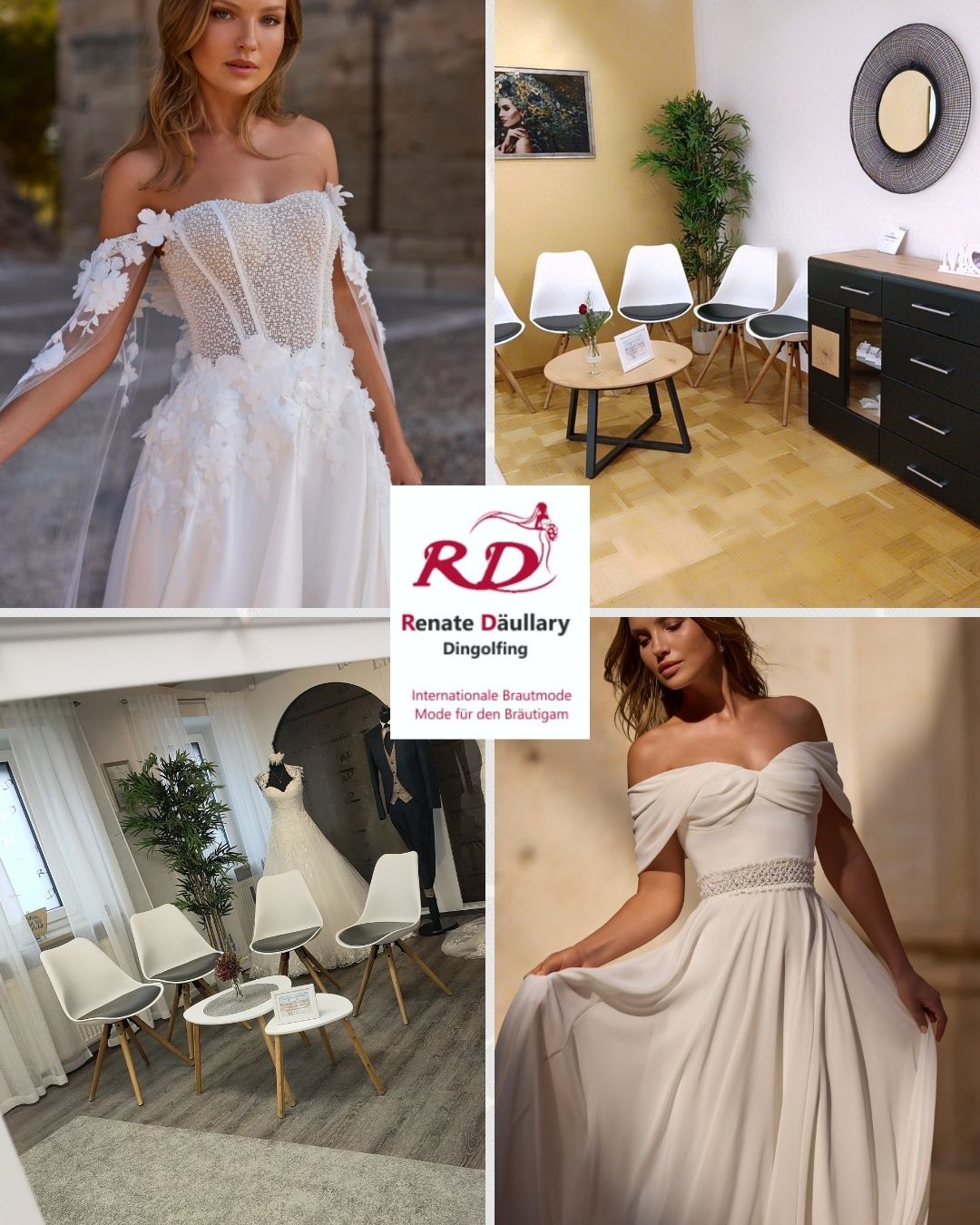 RD - Renate Däullary, Braut & Bräutigam Facebook ad: Internationale Brautmode & Mode für den Bräutigam für…