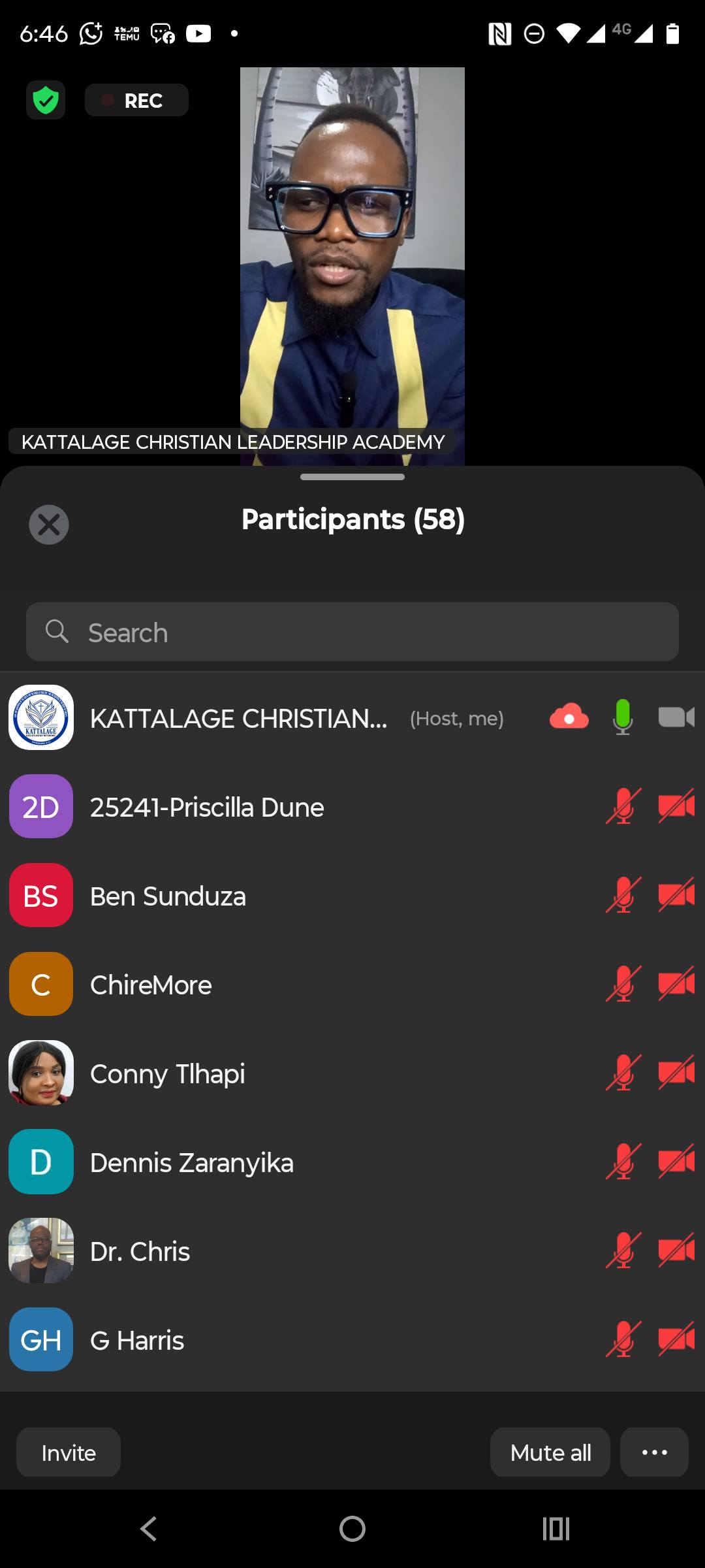 Kattalage Christian Leadership Academy Facebook ad: Greetings Beloved of God.