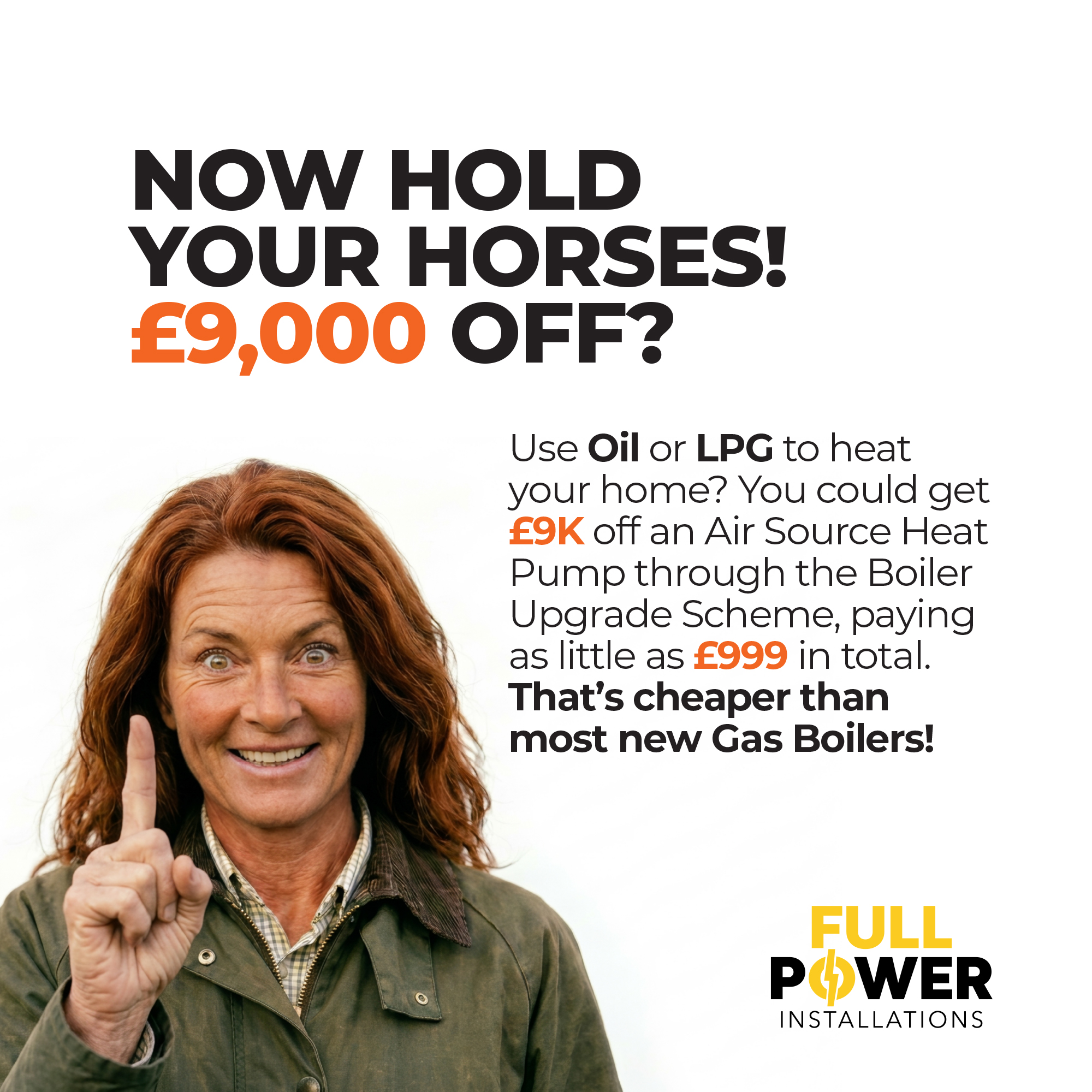 Full Power Facebook ad: £9,000 off, hold on to that