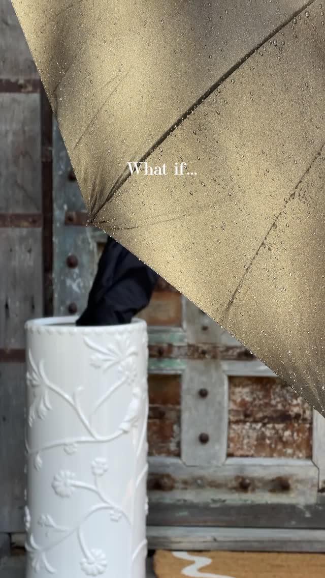 French Knot Facebook ad: What if there was a truly beautiful umbrella…