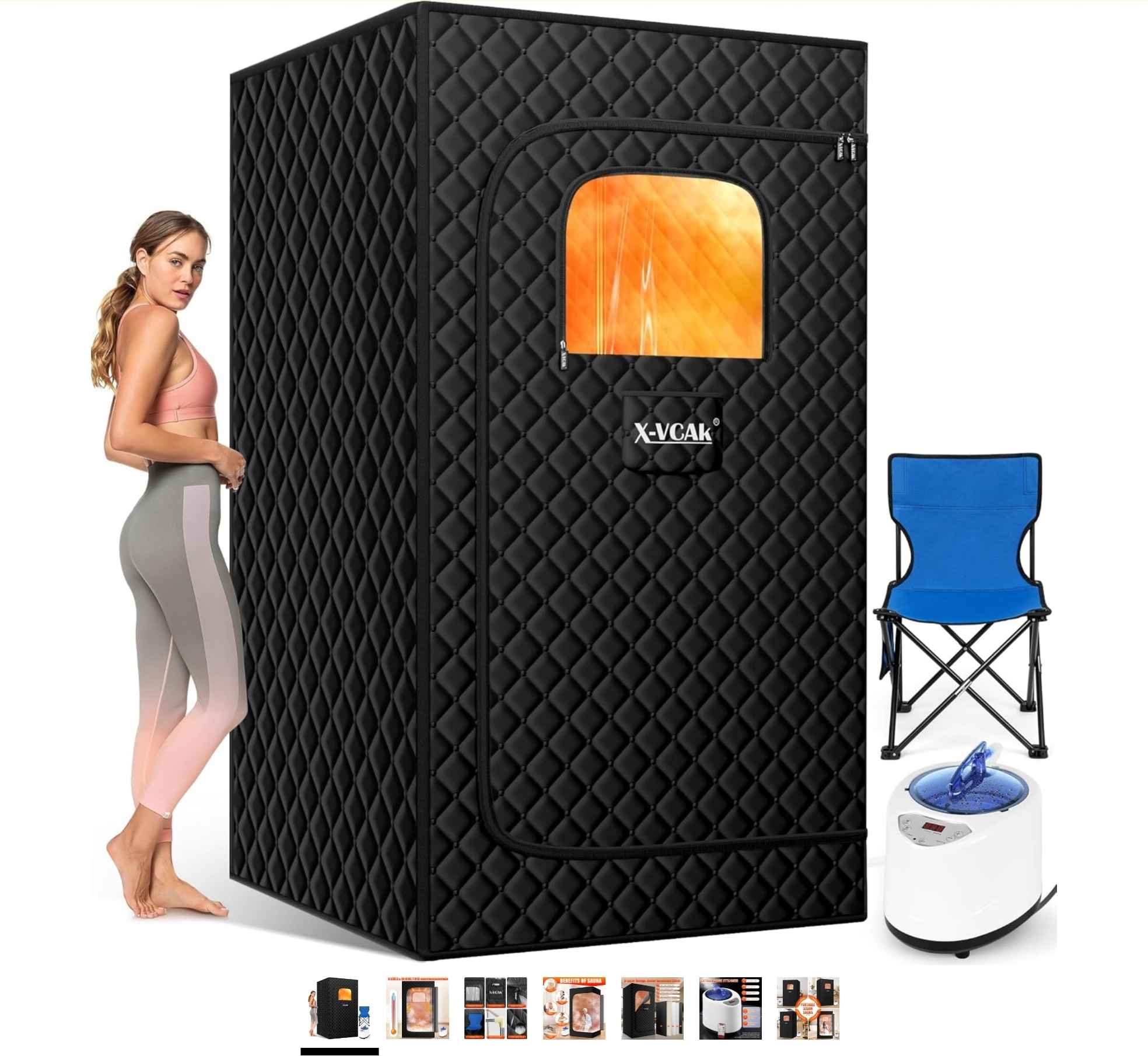 Rossy Nunez Facebook ad: X-Vcak Upgraded Portable Sauna for Home?Relaxation, Steam…