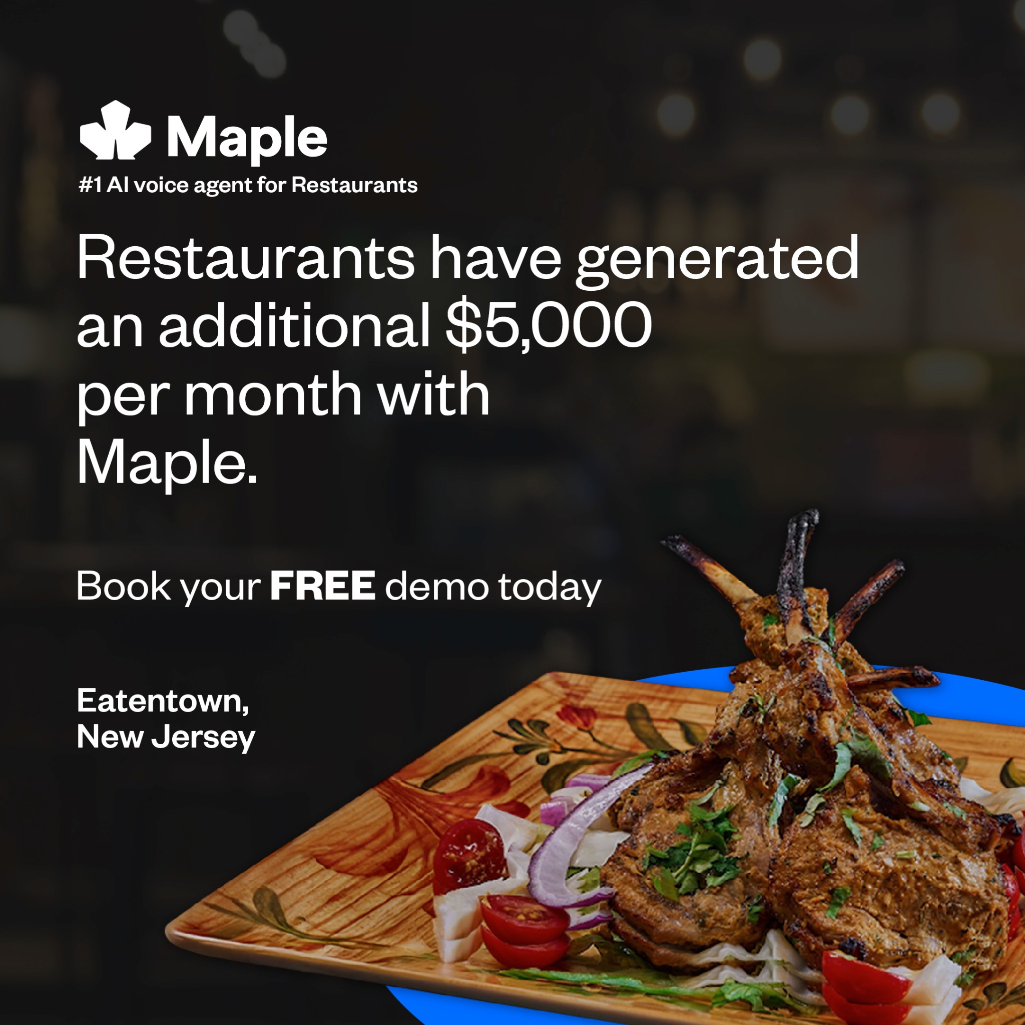 Maple AI Facebook ad