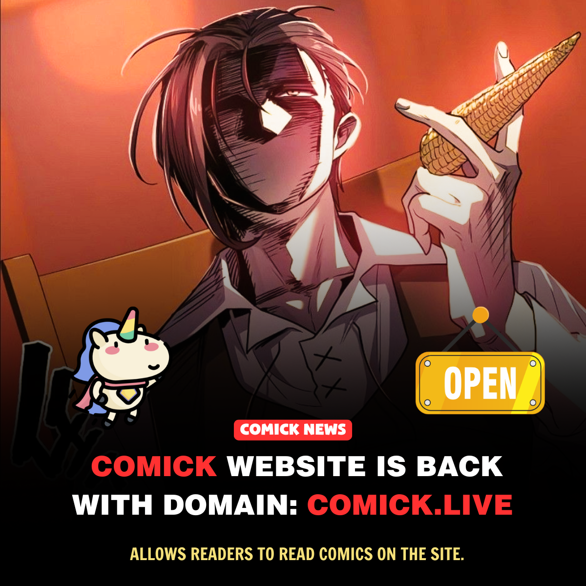 ComicK Facebook ad: ComicK - Comick.io
