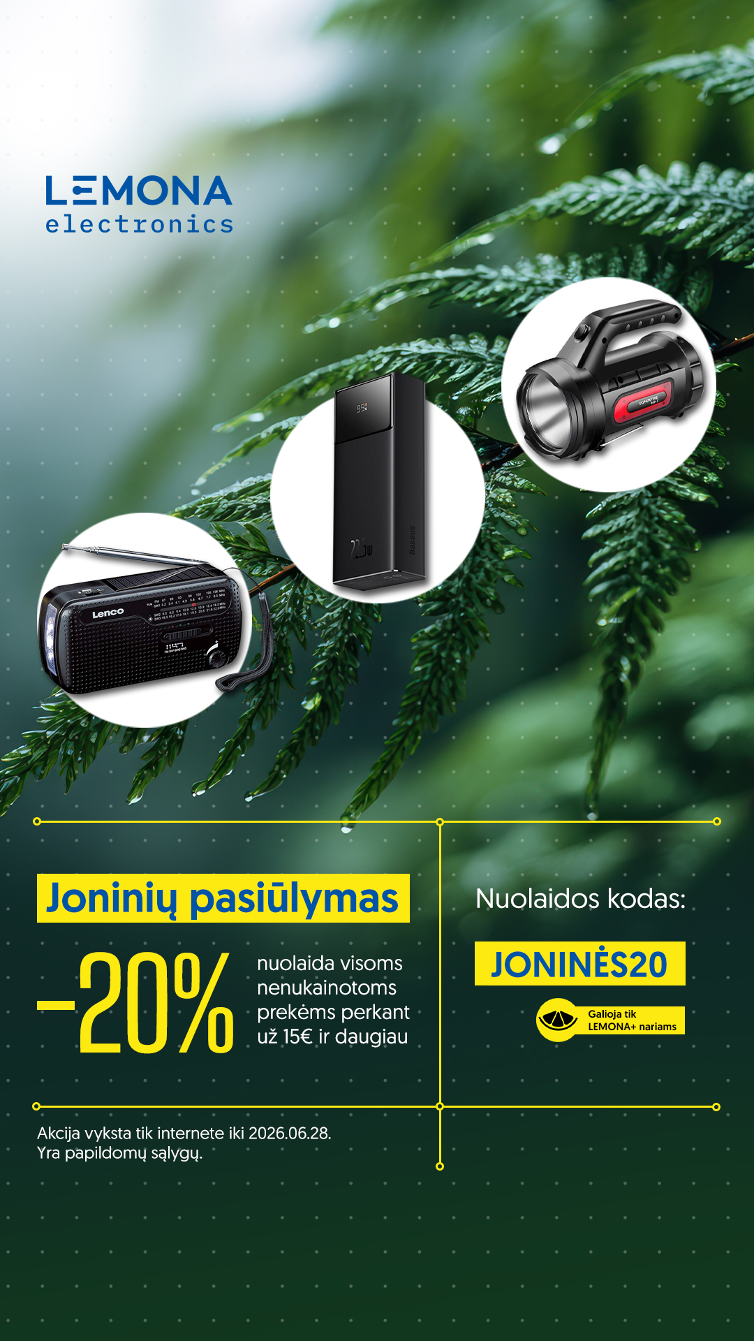 LEMONA electronics Facebook ad