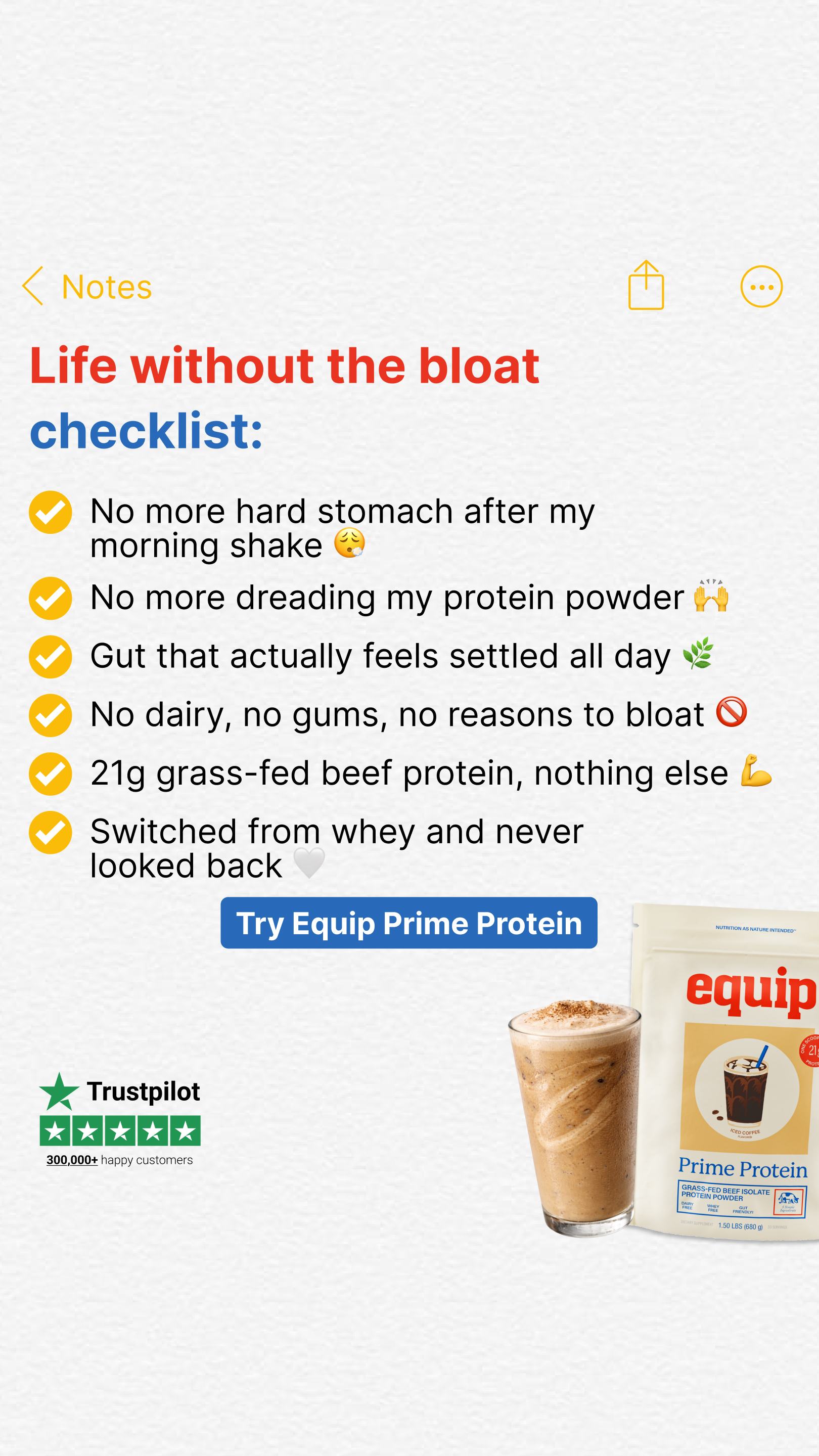 Equip Facebook ad