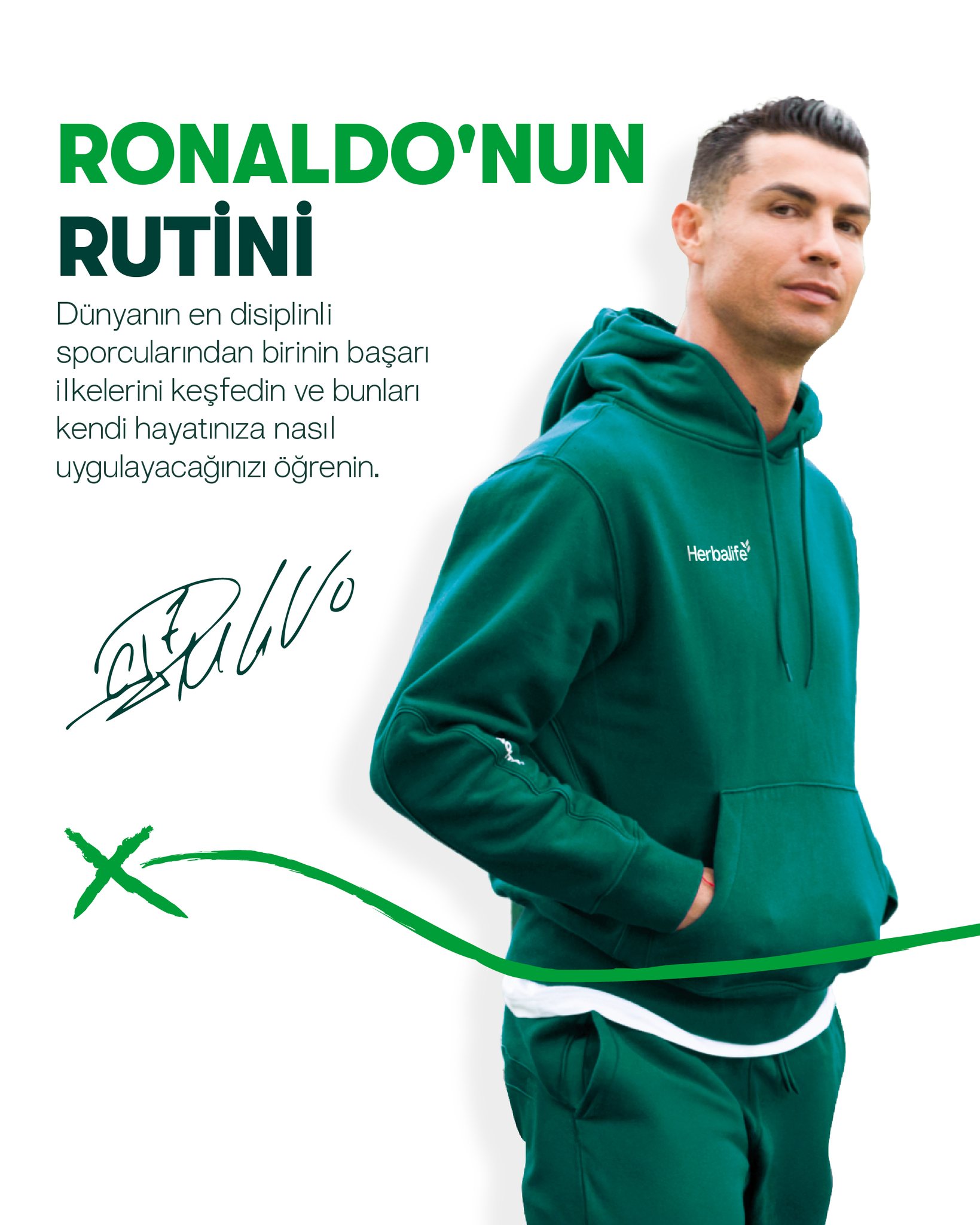Herbalife Facebook ad: Cristiano'nun her gün en üst seviyede performans…