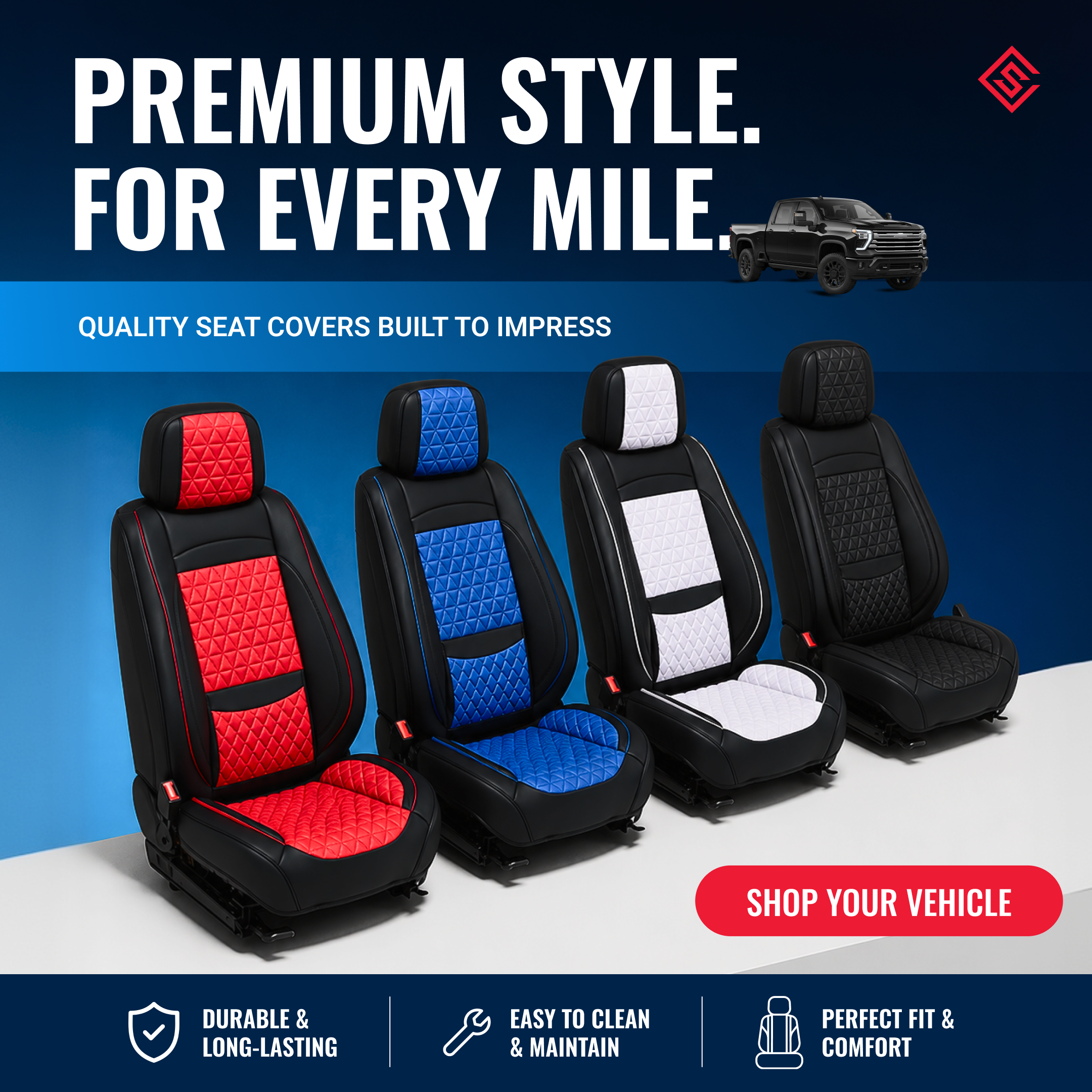 Seat Cover Solutions Facebook ad