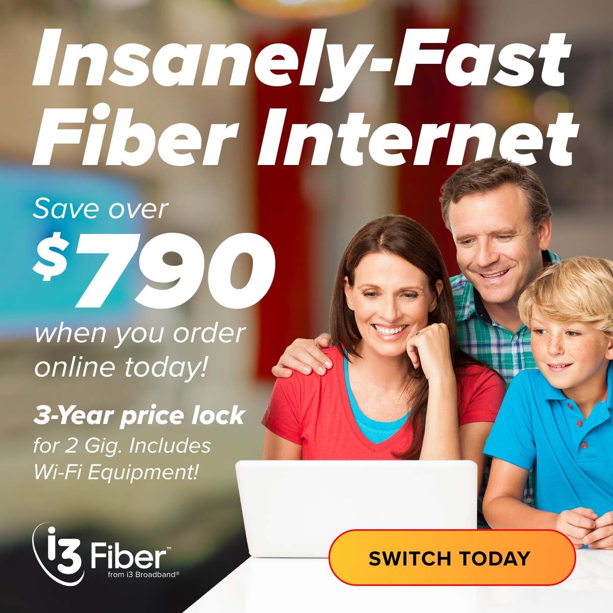 i3 Broadband Facebook ad