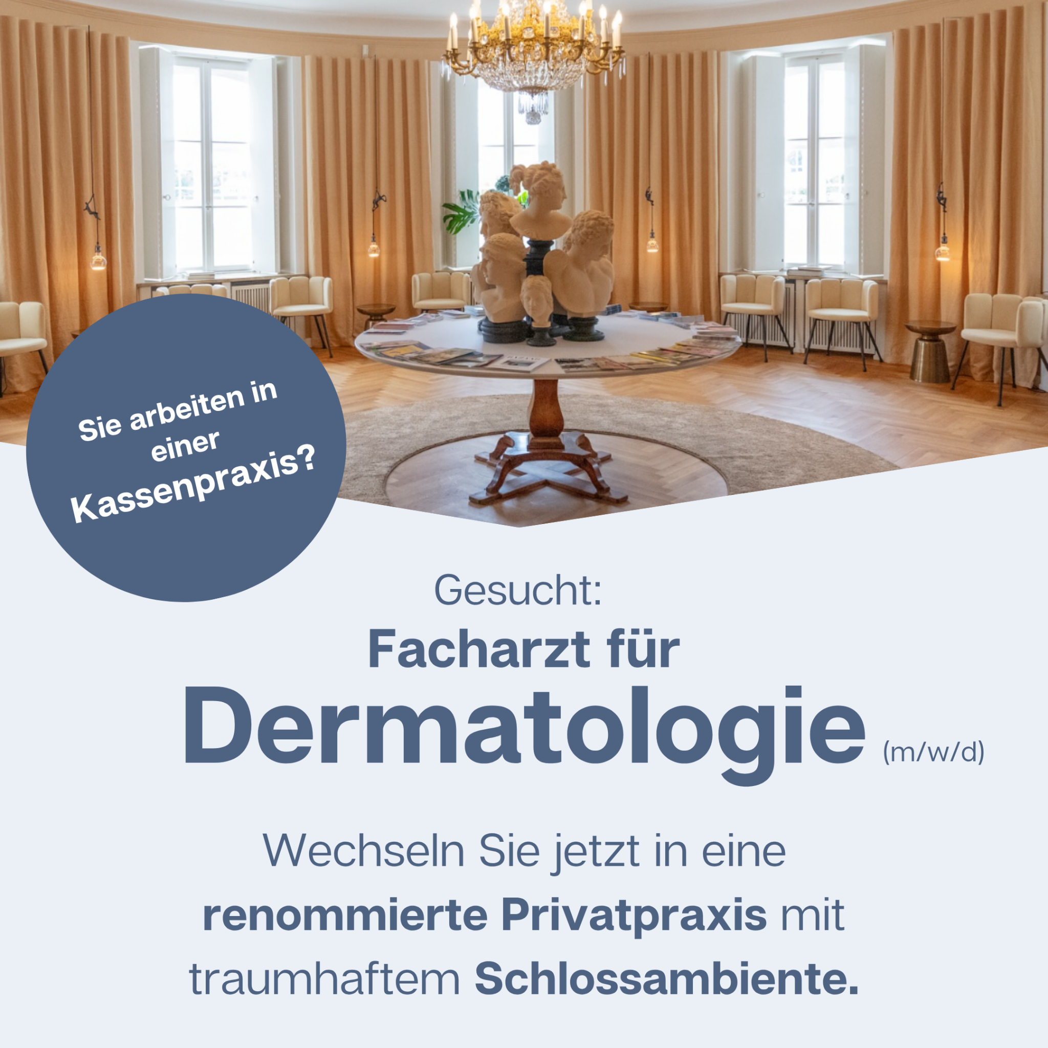 Dermatologie im Schloßpalais Facebook ad