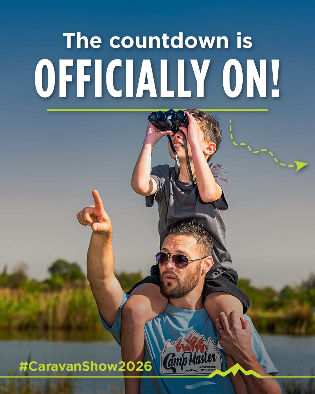 Camp Master ZA Facebook ad: The countdown is officially on.