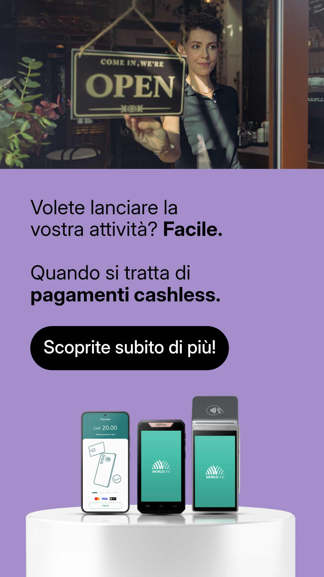 Worldline Switzerland Facebook ad