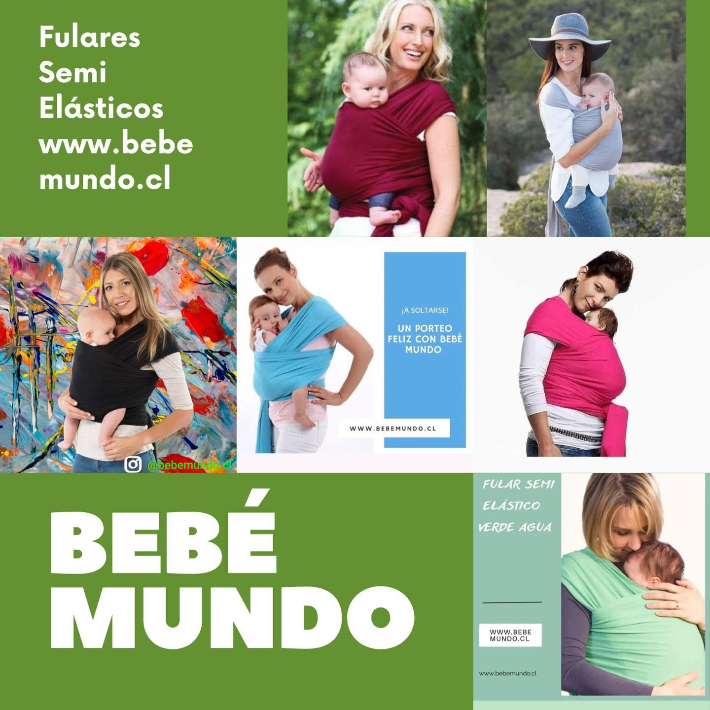 Bebé Mundo Facebook ad: Fulares Semi Elásticos en
