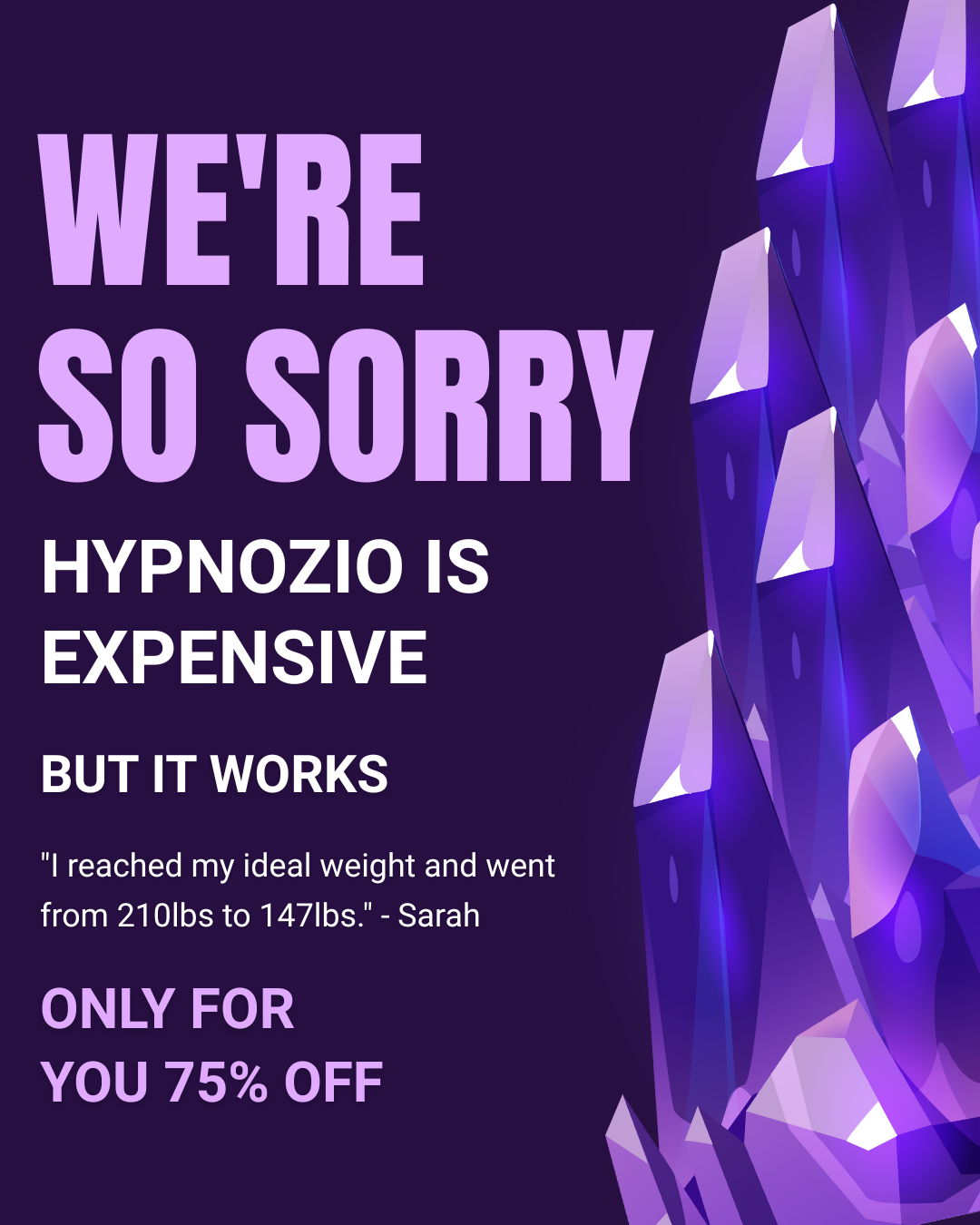 Hypnozio: power of hypnotherapy Facebook ad